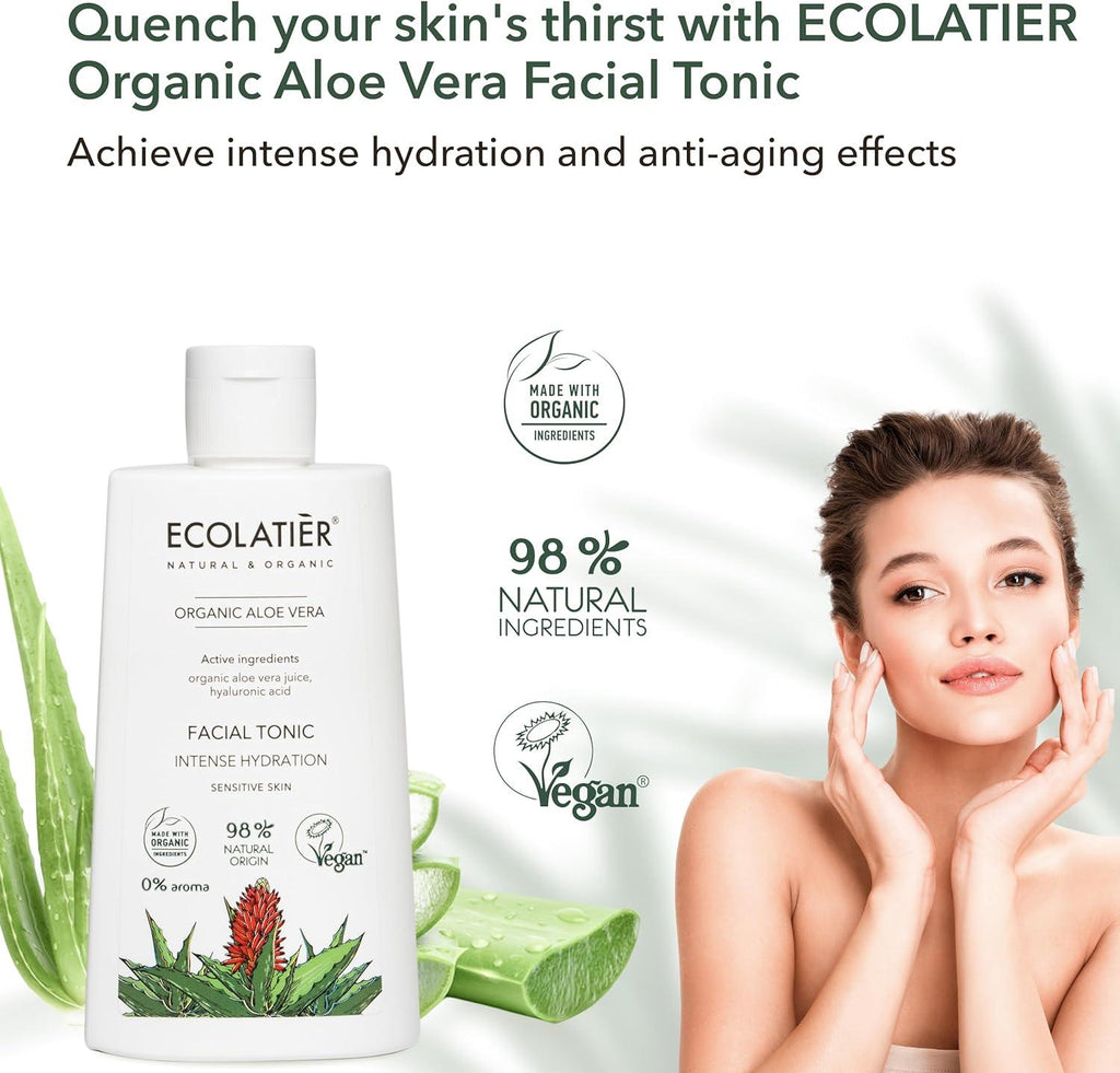 Intense Hydration Facial Tonic with Organic Aloe Vera
