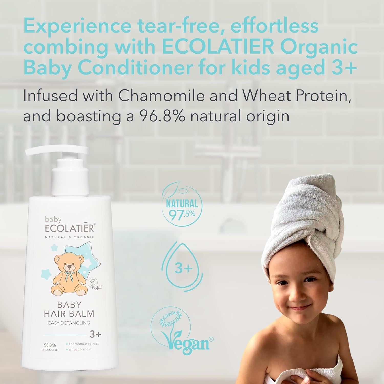 Organic Mimi Baby Hair Balm – Easy Detangling, Ages 3+, 250ml