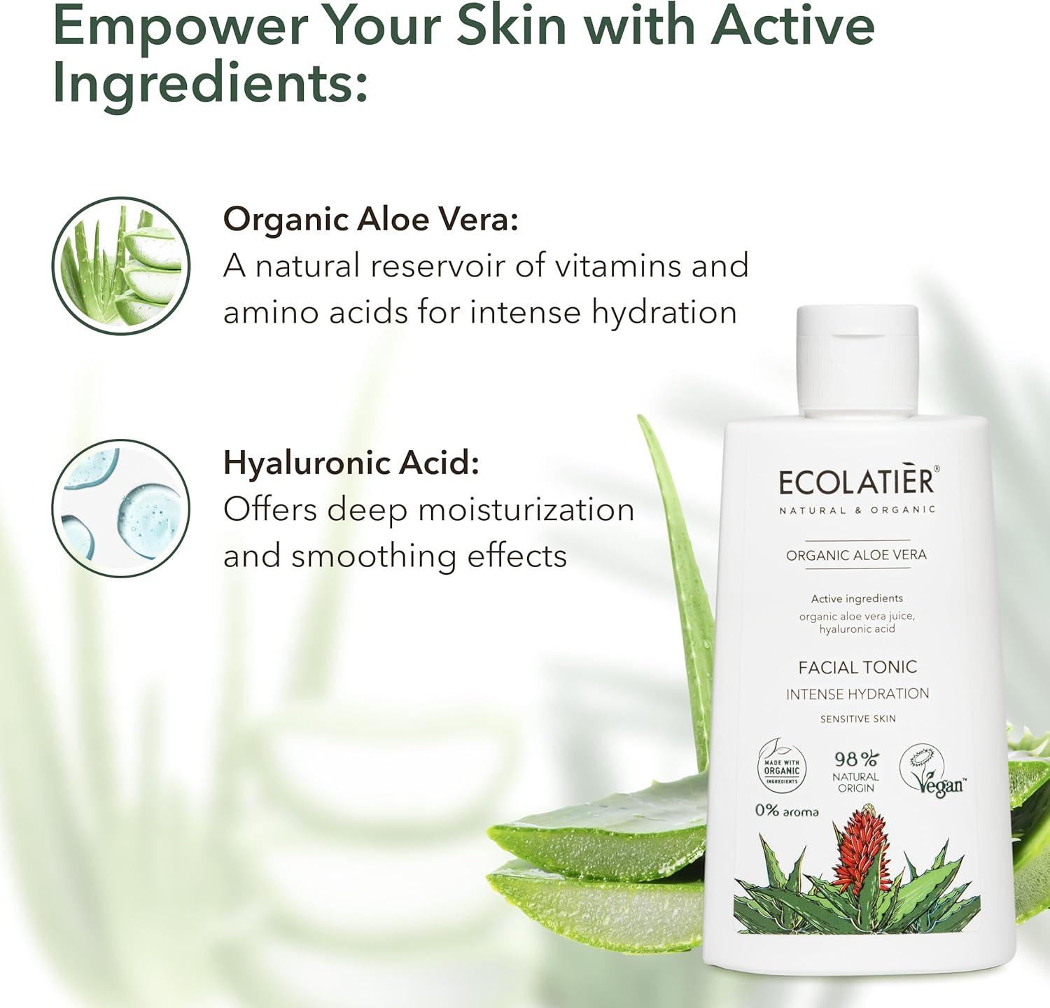 Intense Hydration Facial Tonic with Organic Aloe Vera