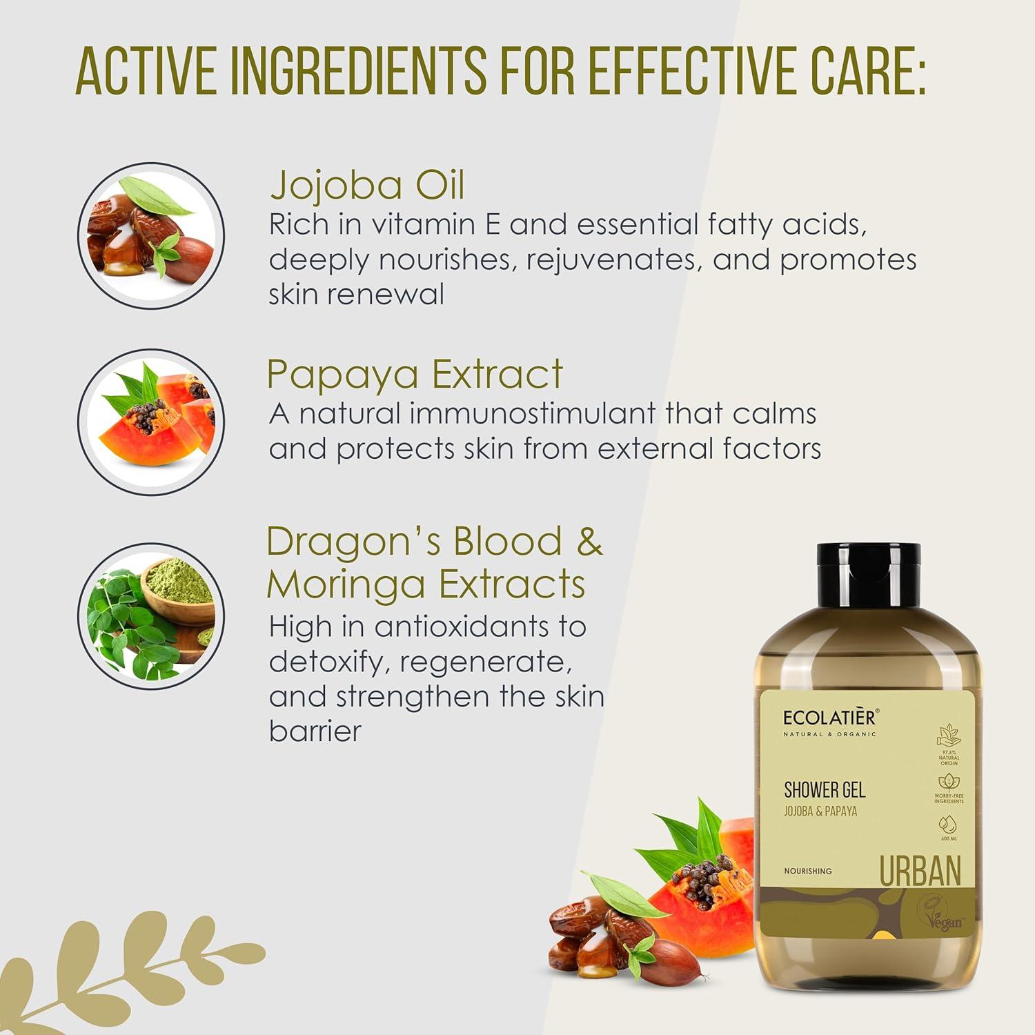 Organic Mimi Shower Gel – Jojoba & Papaya