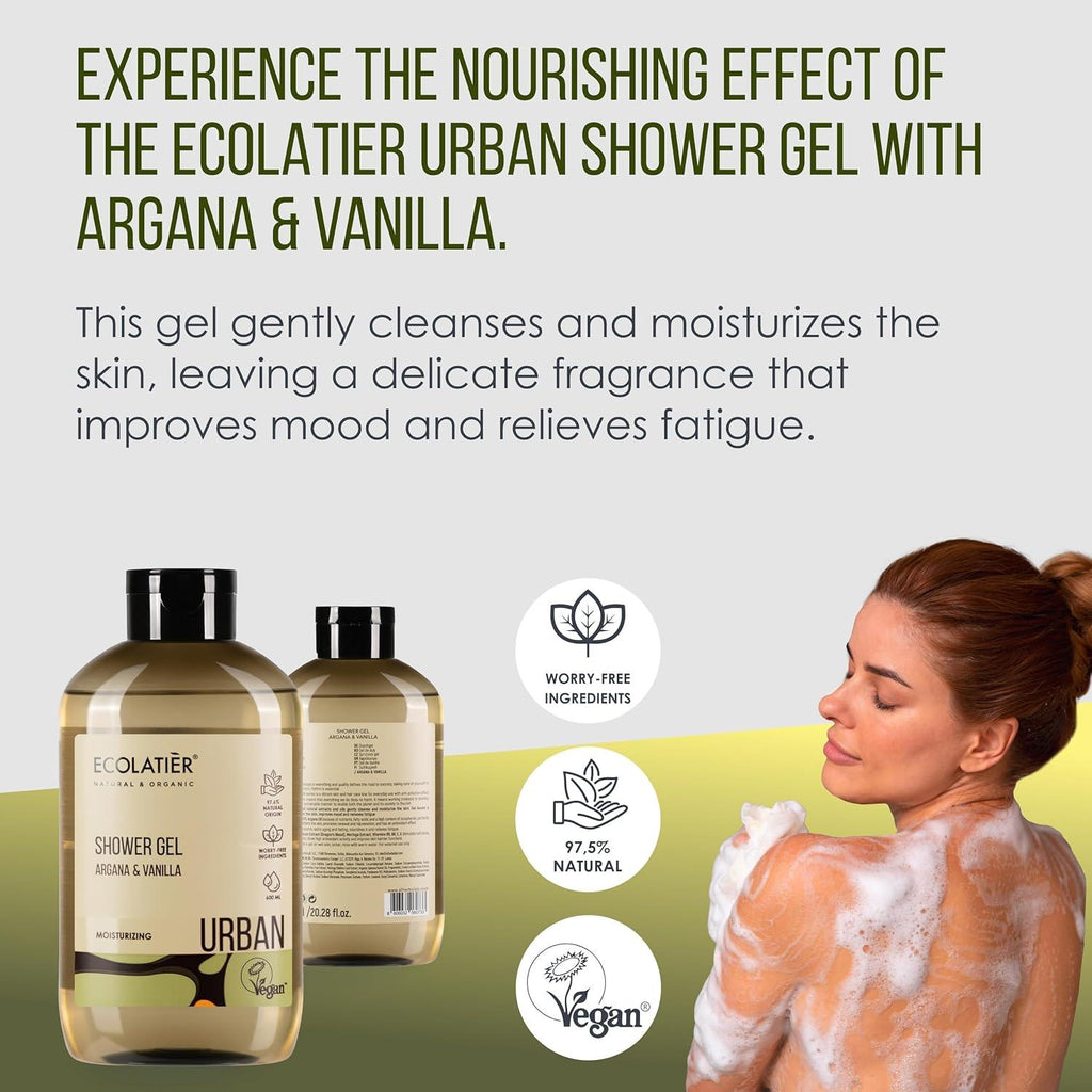 Organic Mimi Shower Gel – Argan & Vanilla