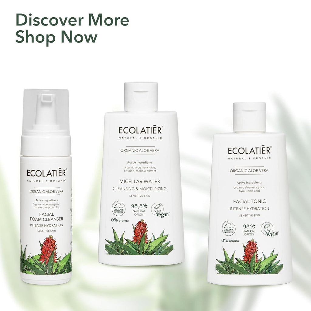 Intense Hydration Facial Foam Cleanser with Organic Aloe Vera
