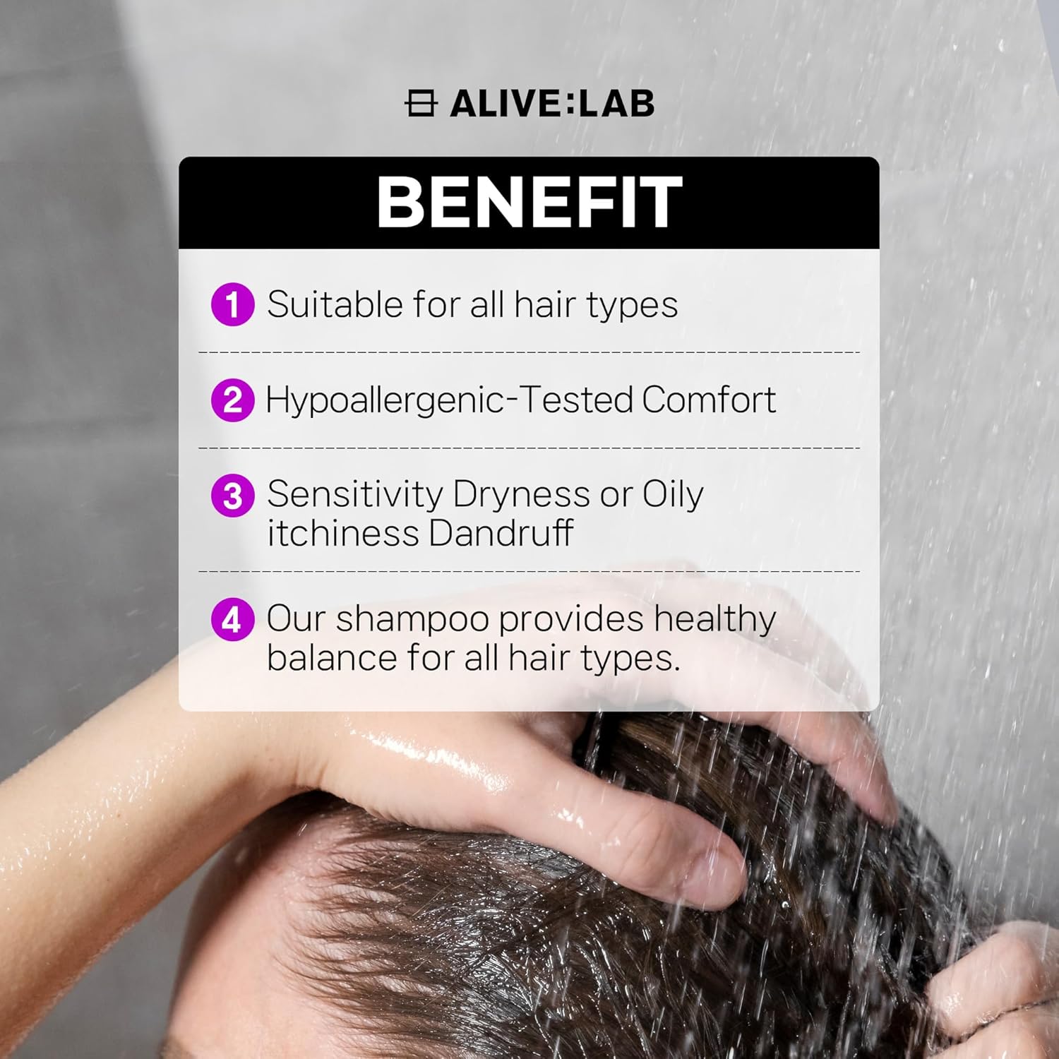 ALIVE:LAB O2 Scalp Water Shampoo – Oxygenating Korean Scalp Care Shampoo