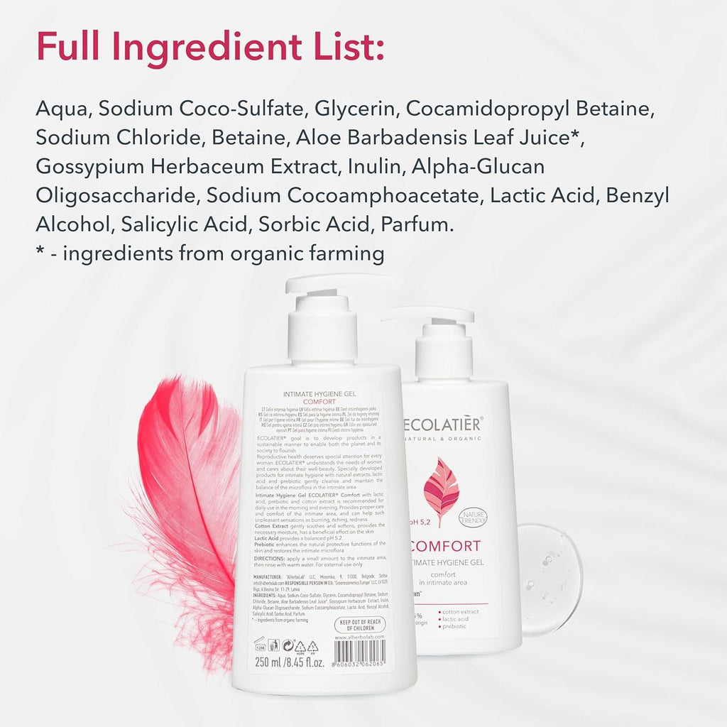 Organic Mimi Intimate Hygiene Gel – Comfort, 250ml