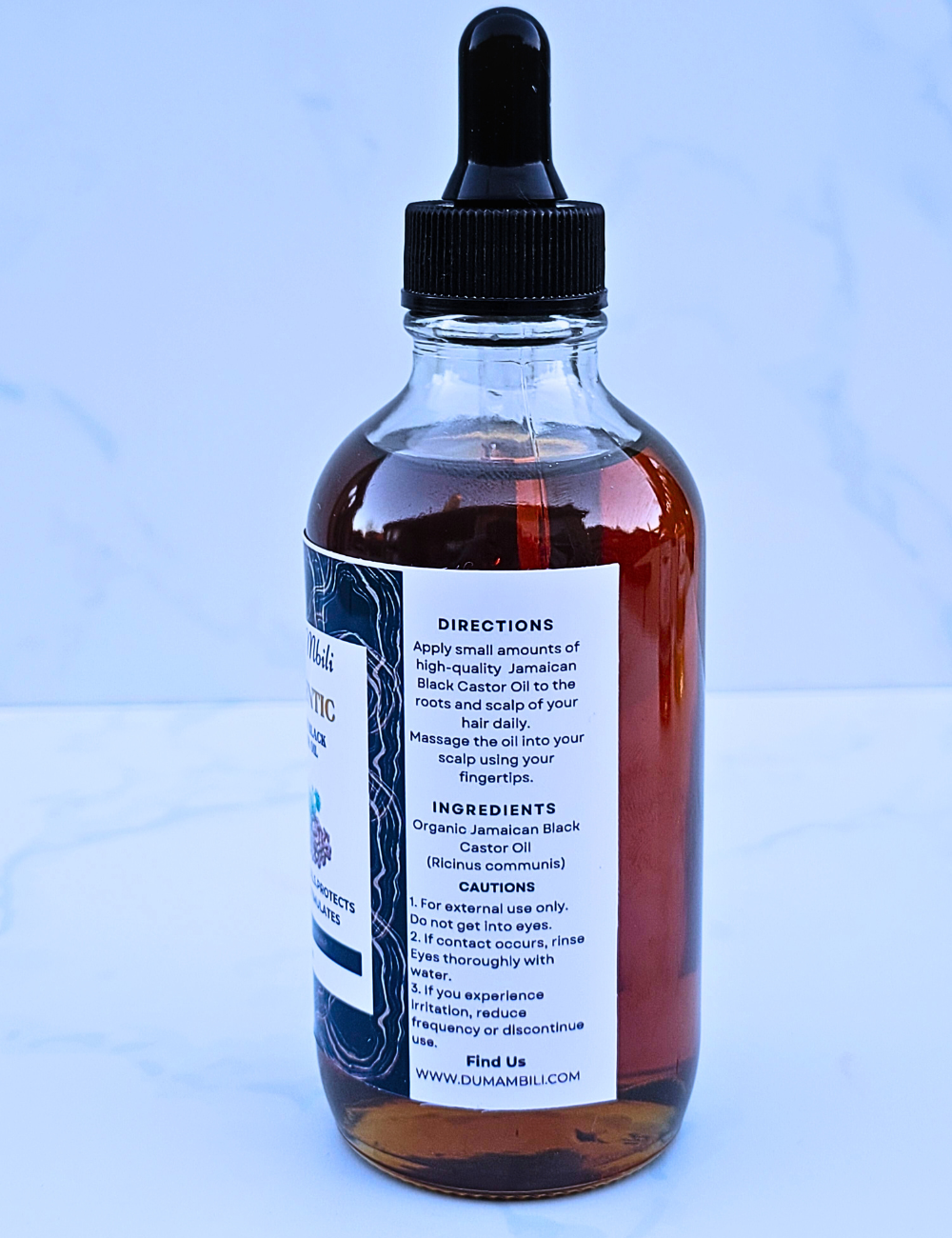 Unrefined Jamaican Black Castor Oil – Organic, for Hair & Skin