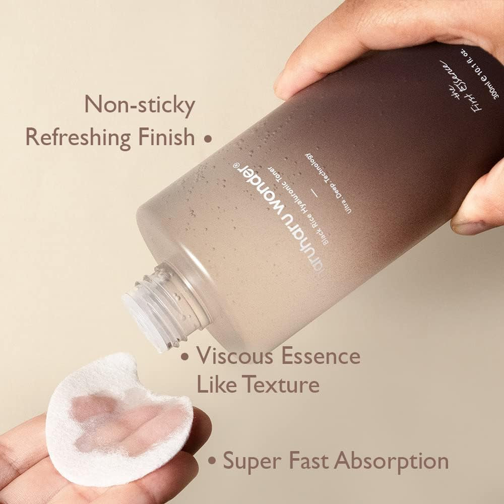 Wonder Black Rice Hyaluronic Toner – Vegan Hydrating Facial Toner 10.1 oz