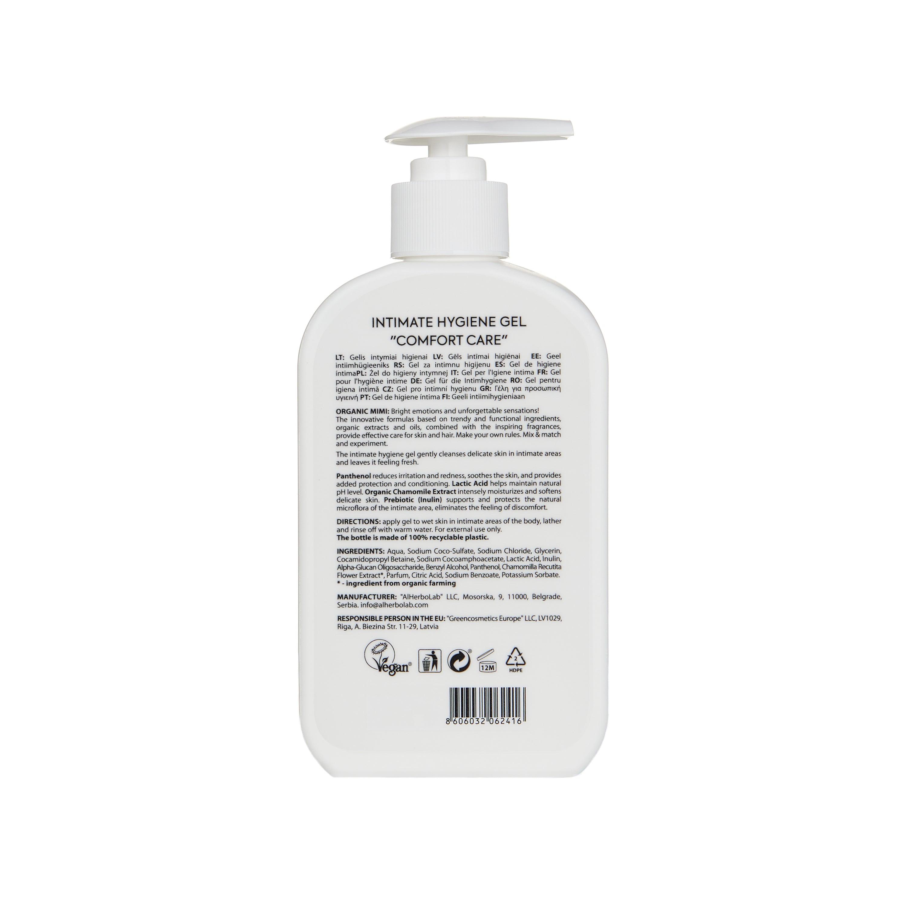 Organic Mimi Intimate Hygiene Gel – Comfort Care, 300ml