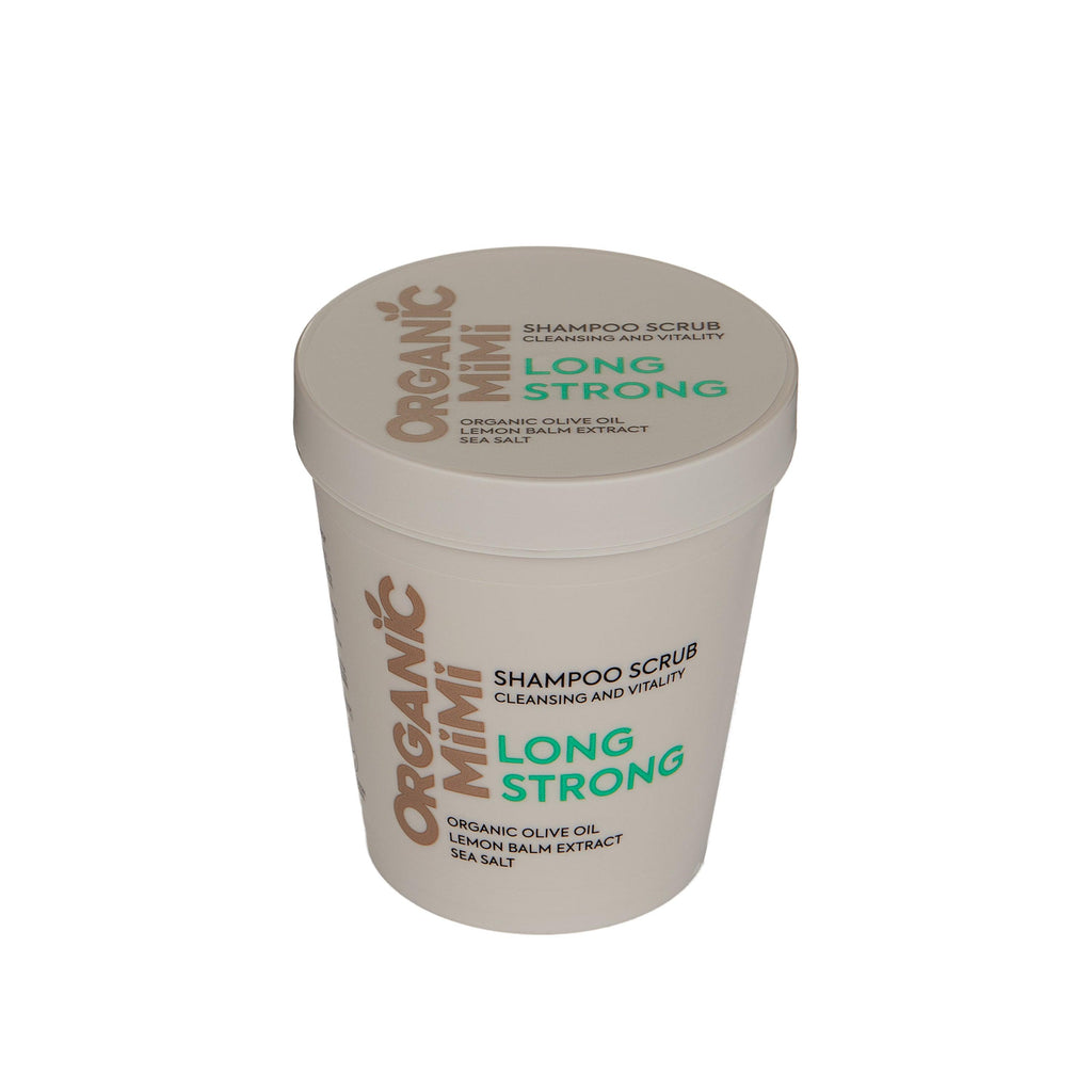 Organic Mimi Long Strong Cleansing & Vitality Shampoo Scrub, 310g