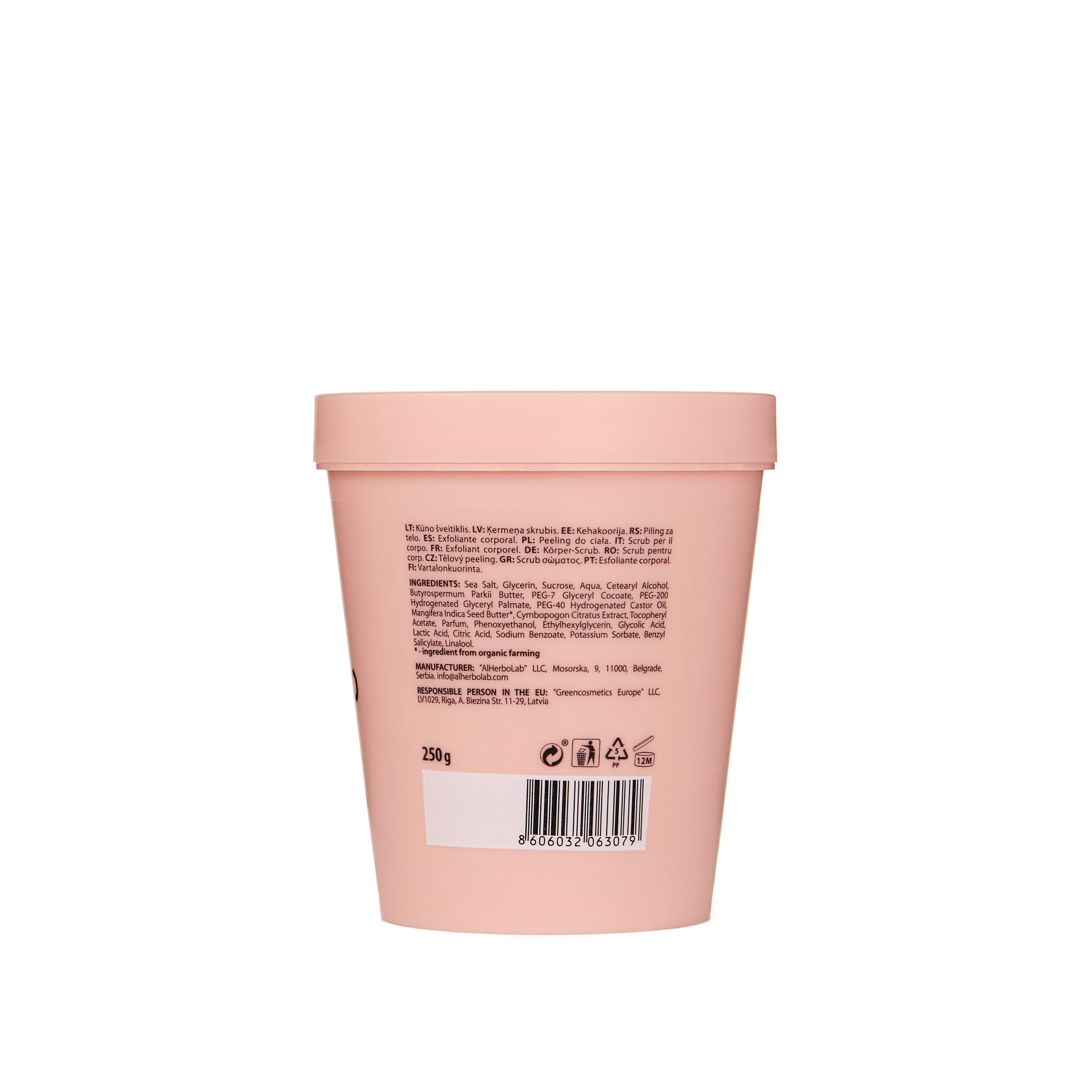 Organic Mimi Mango Gold Body Scrub, 250g