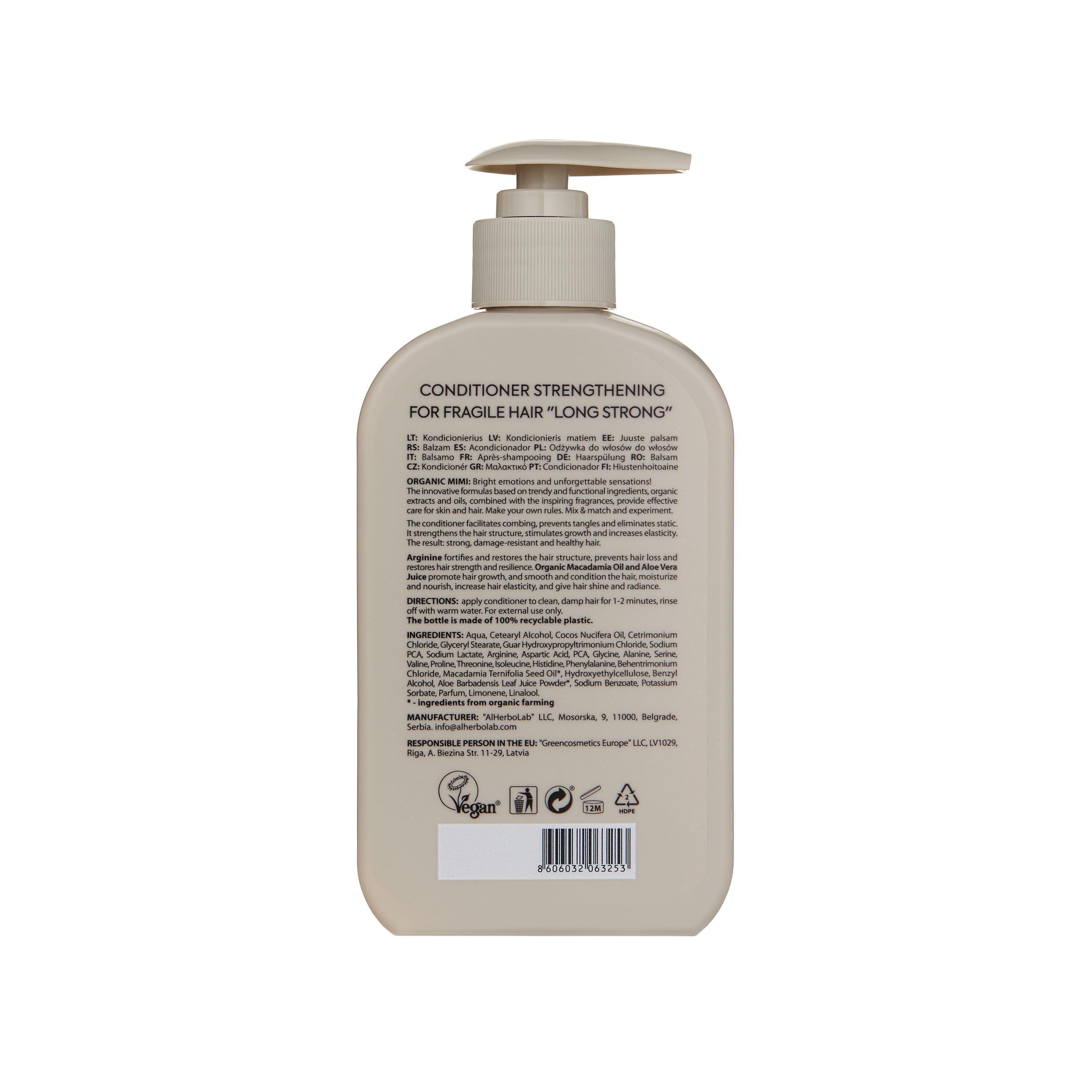 Organic Mimi Long Strong Strengthening Conditioner, 300ml