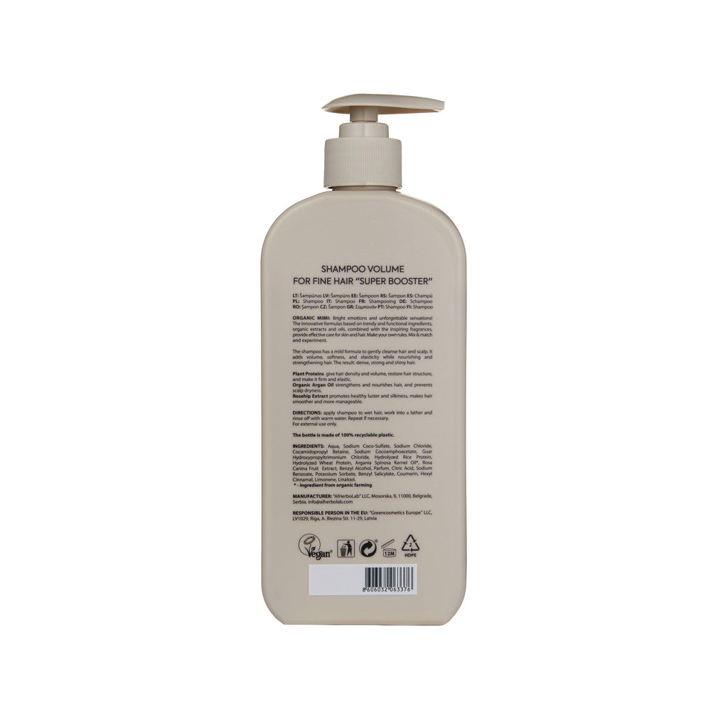 Organic Mimi Volume Super Booster Shampoo, 400ml