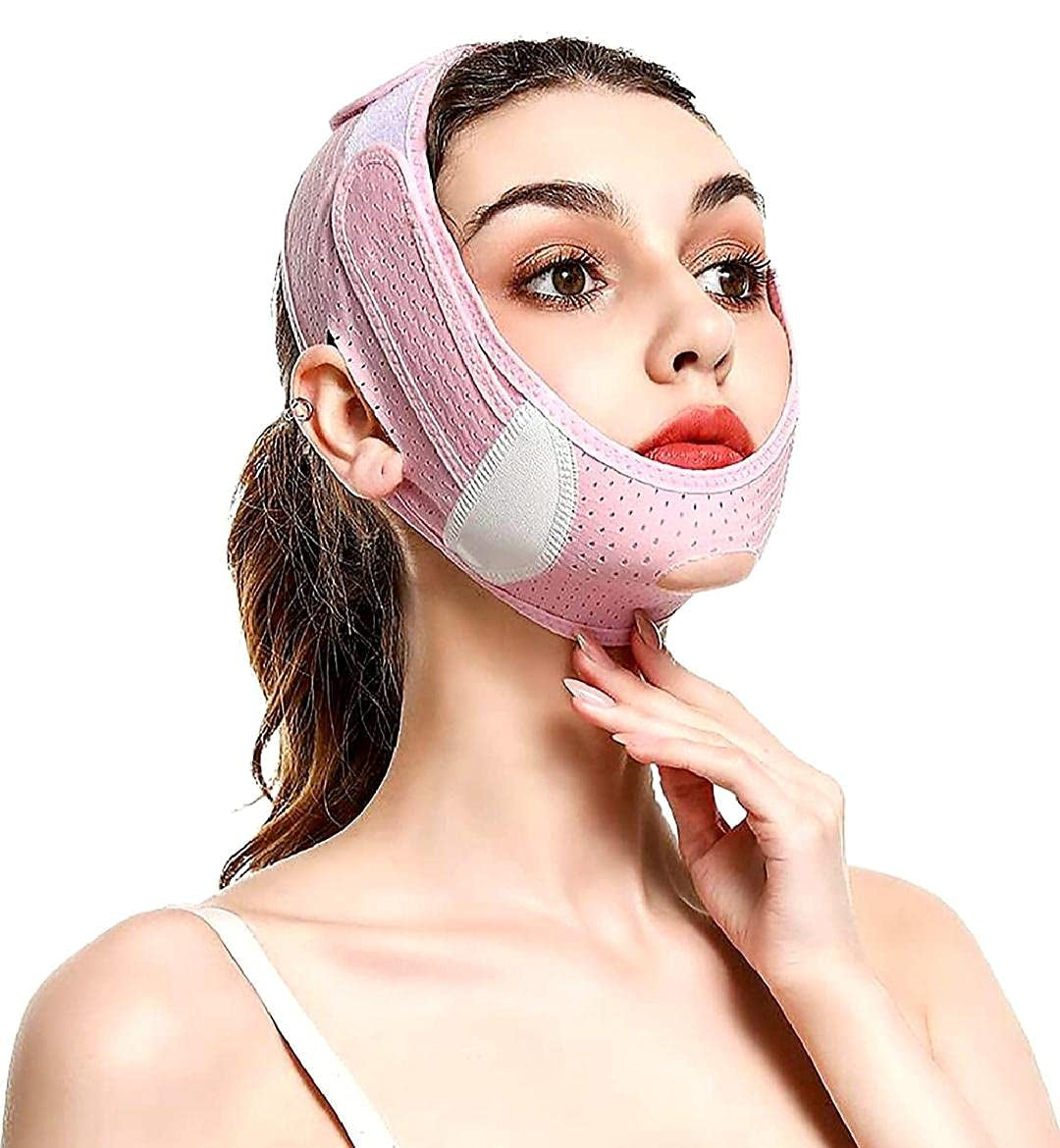 V-Line Face Slimming Band – Jawline Contouring & Double Chin Reducer Strap