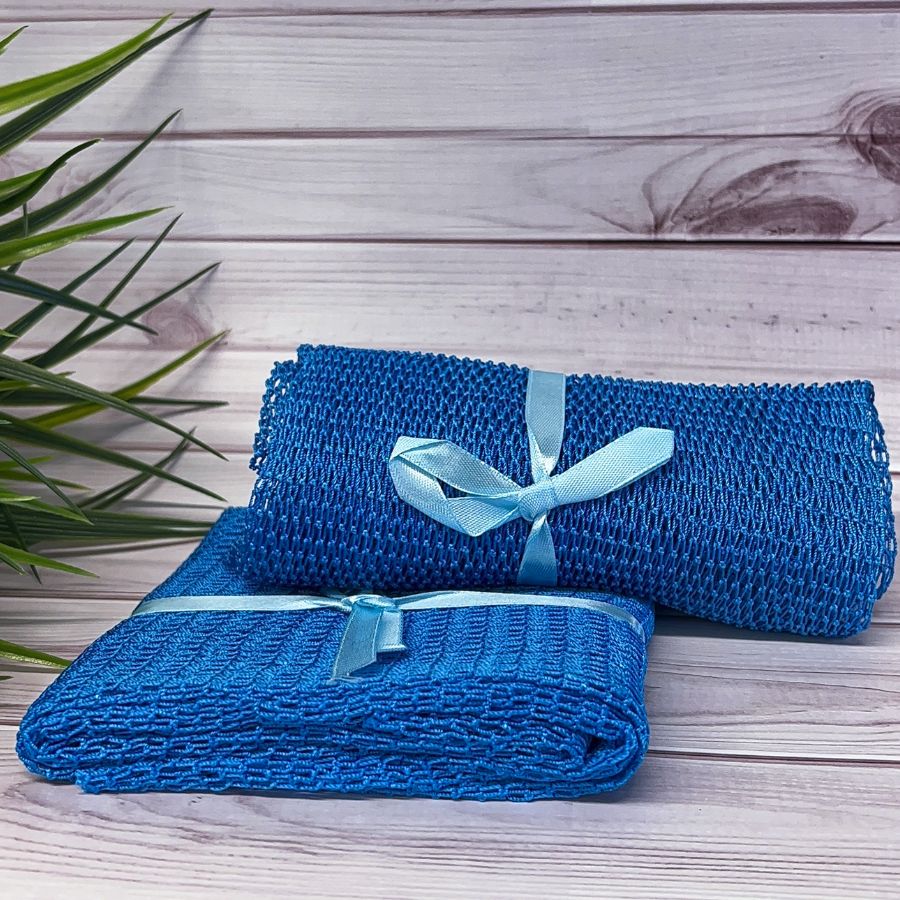 Exfoliating African Bath Net Sponge – Traditional Nylon, 27 Inches