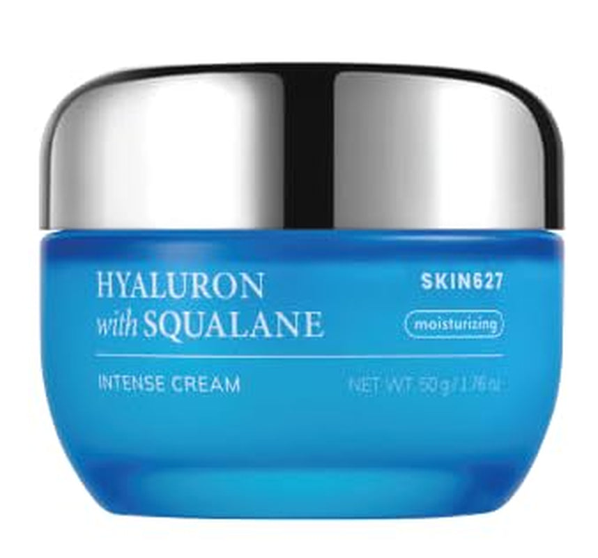 SKIN627 Daily Face Moisturizer – Hyaluronic Acid & Squalane Korean Cream 1.76 oz