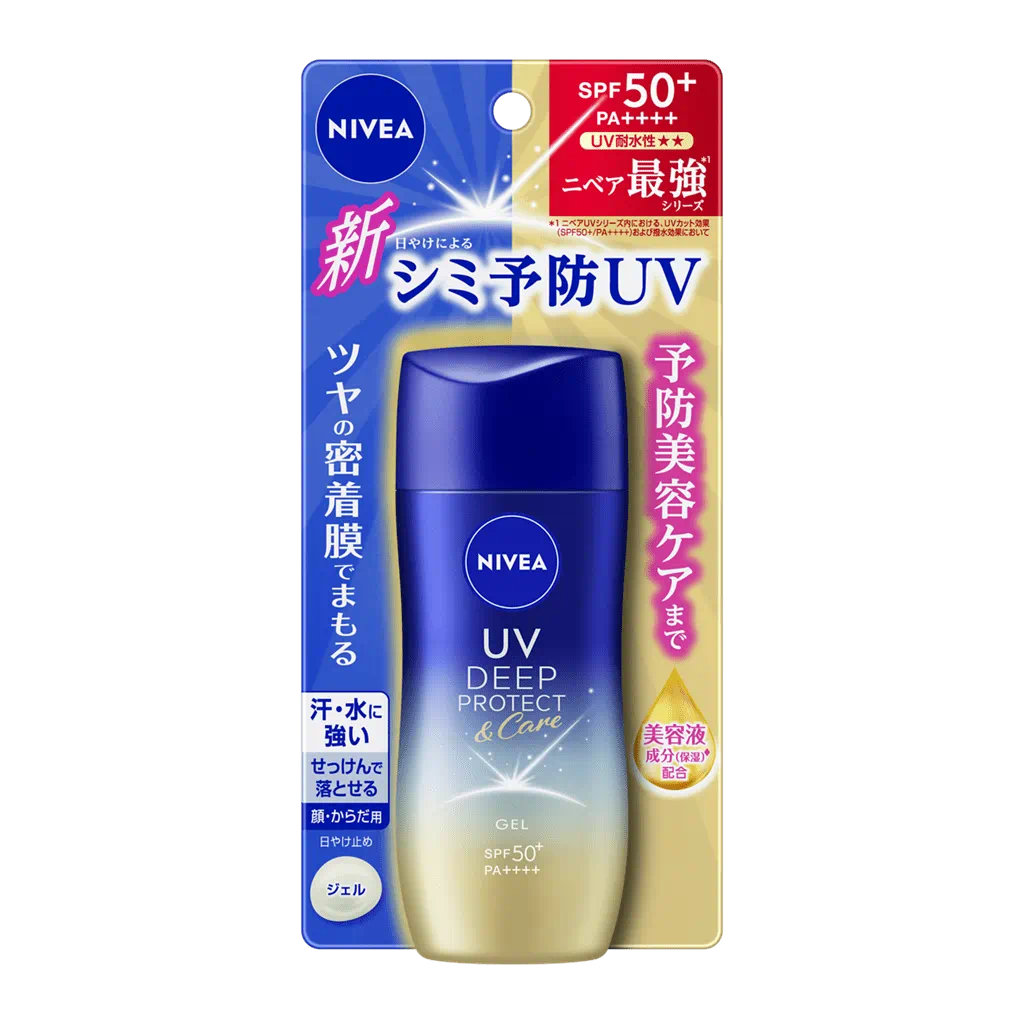 NIVEA UV Deep Protect & Care Gel SPF 50+ PA++++ – Moisturizing Daily Sunscreen 80g
