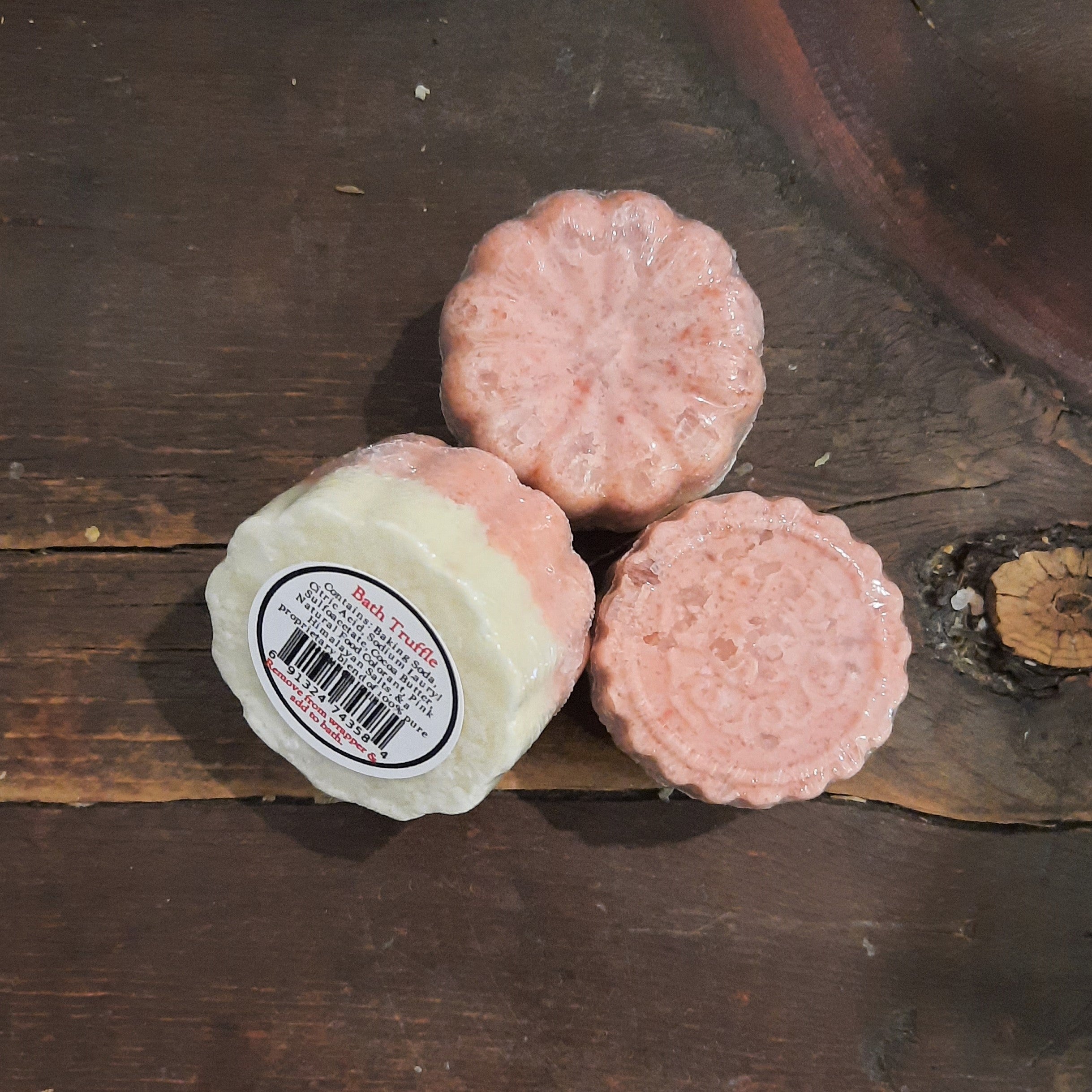 Bubble Bath Truffles – Mini Natural Fizzing Bubble Bath Bombs with Cocoa & Mango Butter