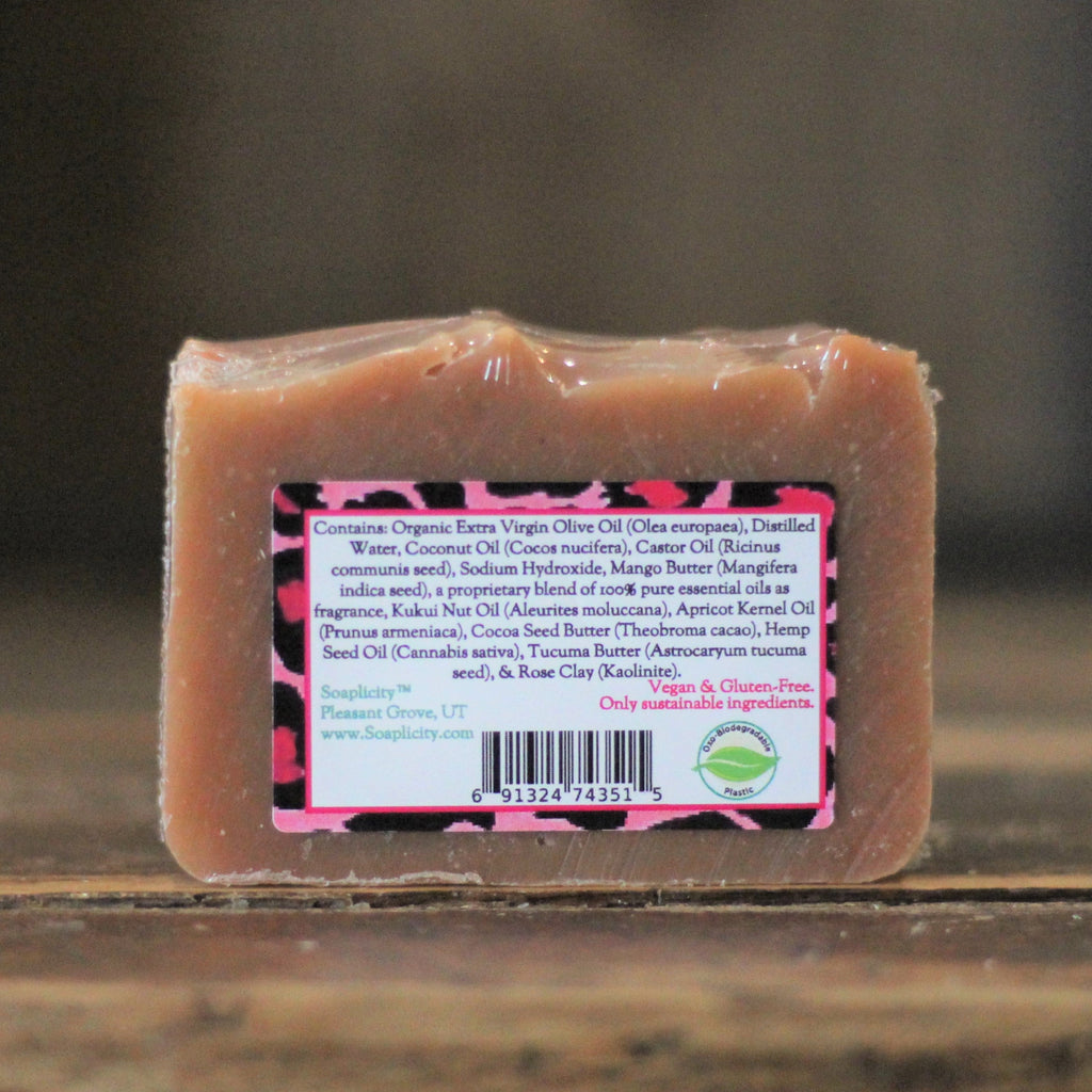 A Hot Pink Mess Soap Bar – Natural Soap with Warm Cinnamon & Peru Balsam