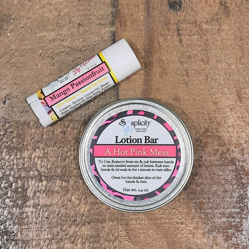 Lip & Lotion Gift Sets – Natural Lotion Bar & Lip Balm Duo