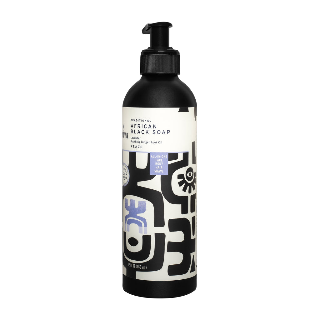 Traditional African Black Liquid Soap – Peace