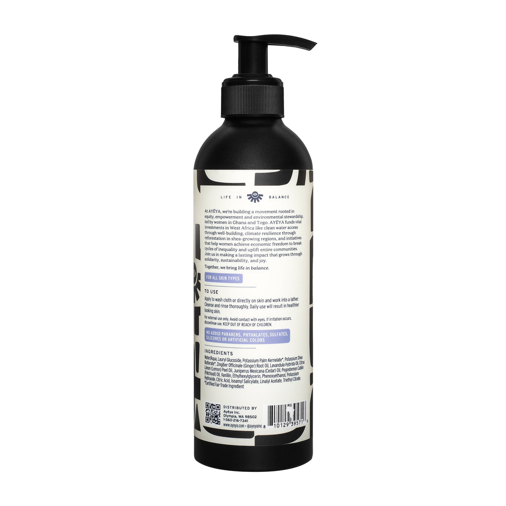 Traditional African Black Liquid Soap – Peace