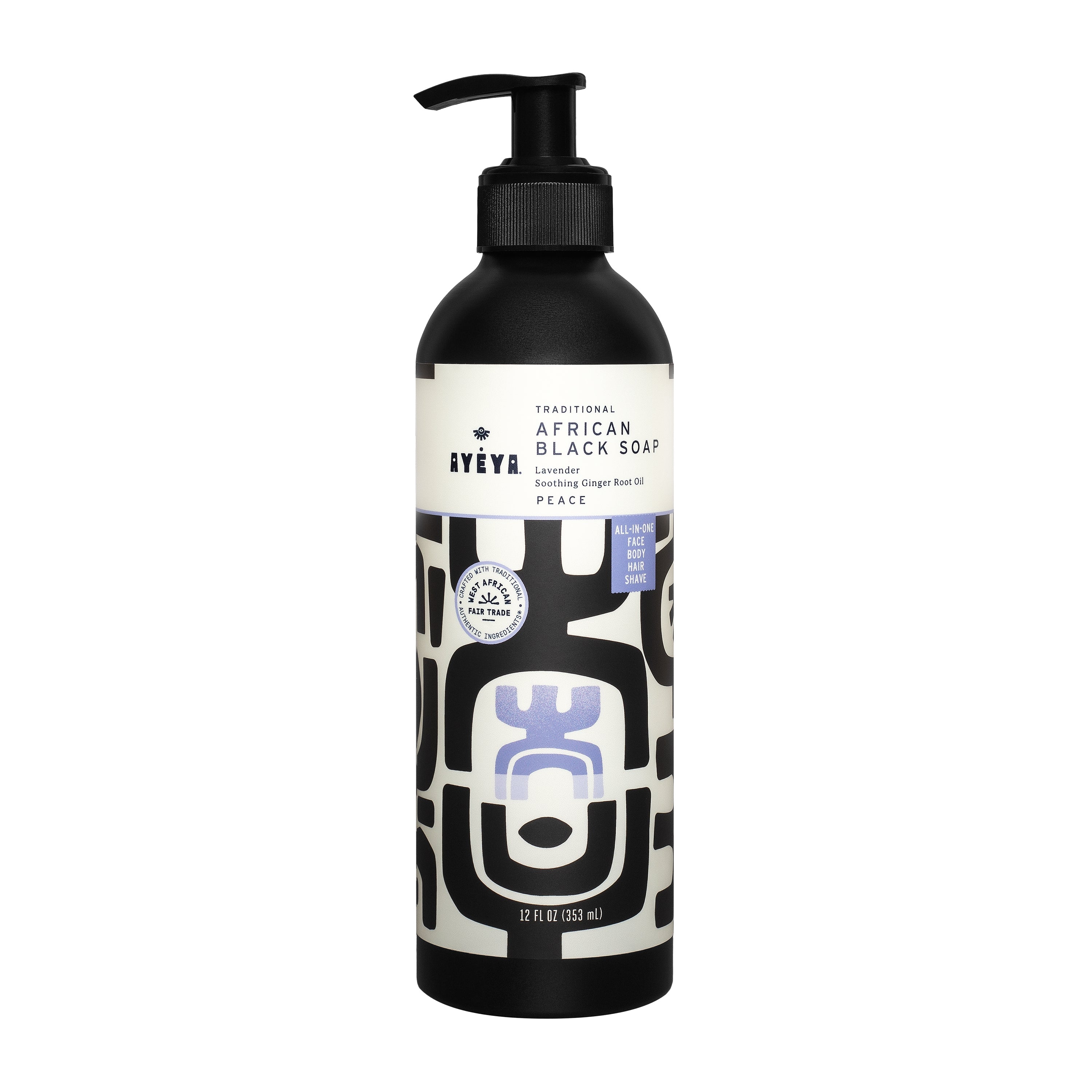 Traditional African Black Liquid Soap – Peace