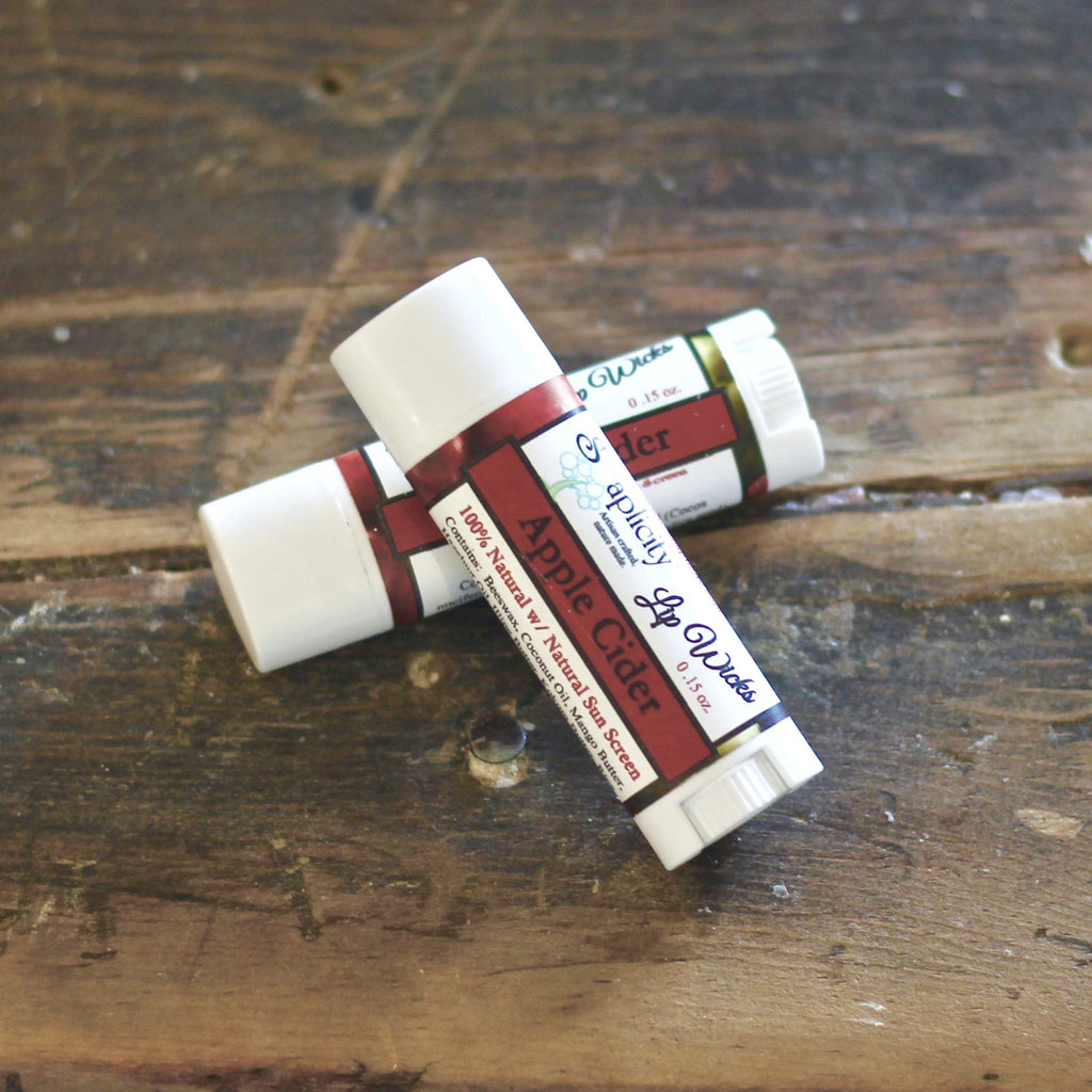 Apple Cider Lip Wick Lip Balm – Natural Moisturizing Lip Balm with SPF 15