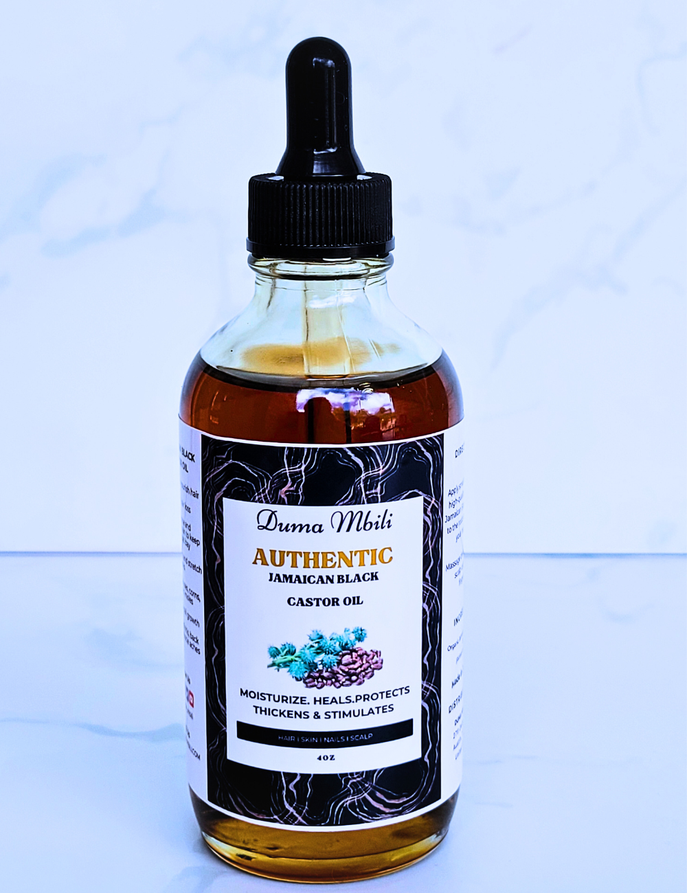 Unrefined Jamaican Black Castor Oil – Organic, for Hair & Skin