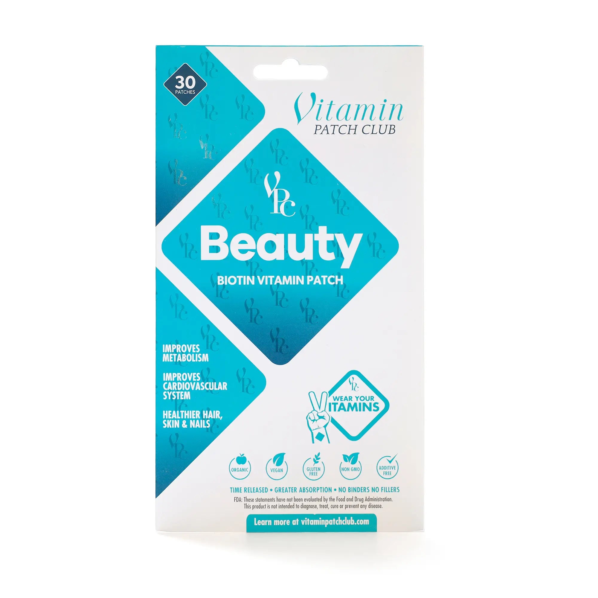 Beauty Patch – Biotin, Marine Collagen & Keratin Skin & Hair Patch