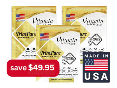 TrimPure Gold Patch E3 – Advanced Wellness Transdermal Patch