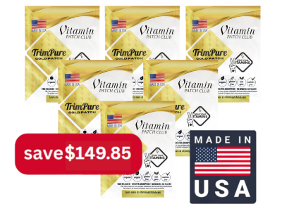 TrimPure Gold Patch E3 – Advanced Wellness Transdermal Patch