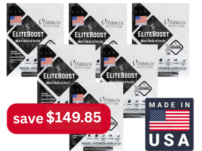 EliteBoost Men's Performance Patch E3 – Energy, Stamina & Vitality