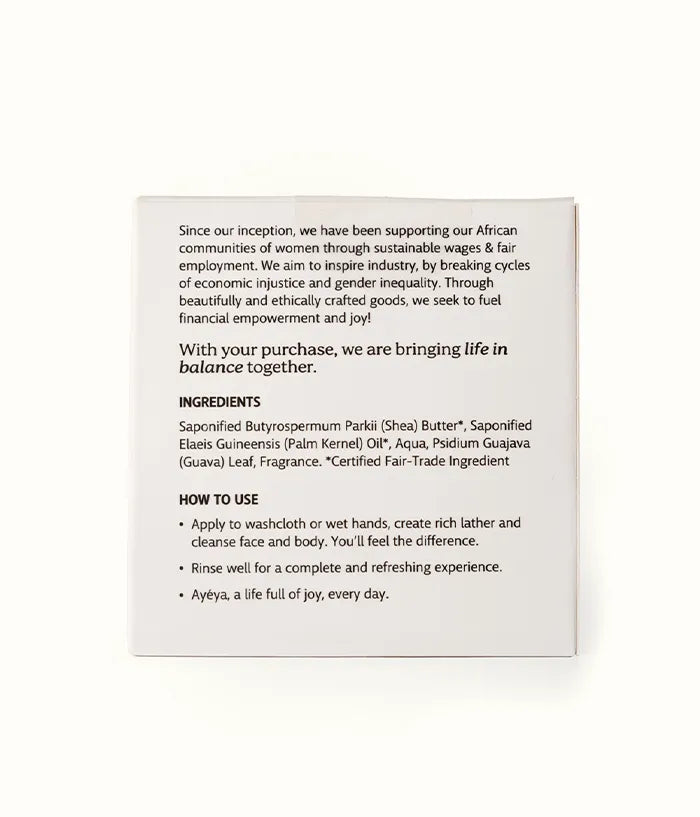 Traditional African Black Soap Bar – Balance
