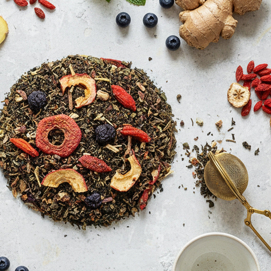 Berry Cooling Tea — Herbal Blend for Hot Flashes, Night Sweats & Hormone Balance