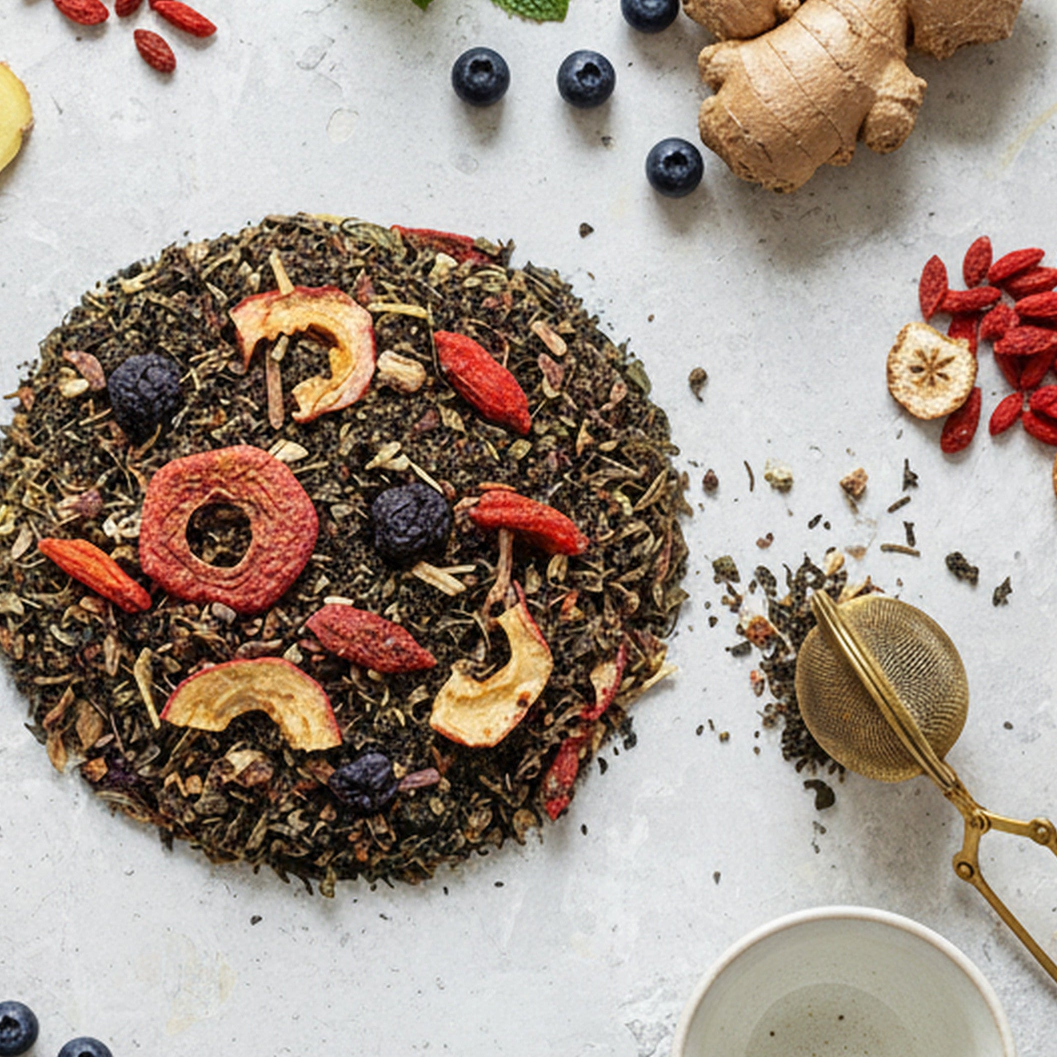 Berry Cooling Tea — Herbal Blend for Hot Flashes, Night Sweats & Hormone Balance