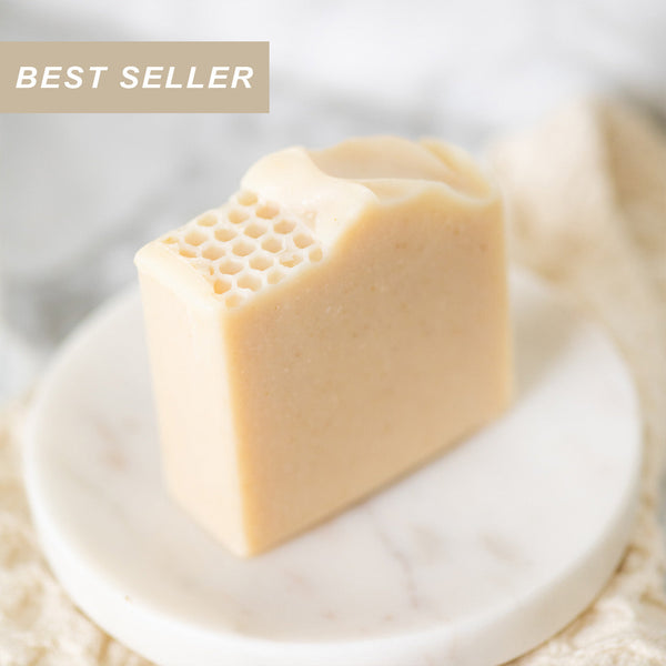Milk & Honey Fragrance-Free Tallow & Goat Milk Soap Bar – Nourishing Sensitive Skin Bar