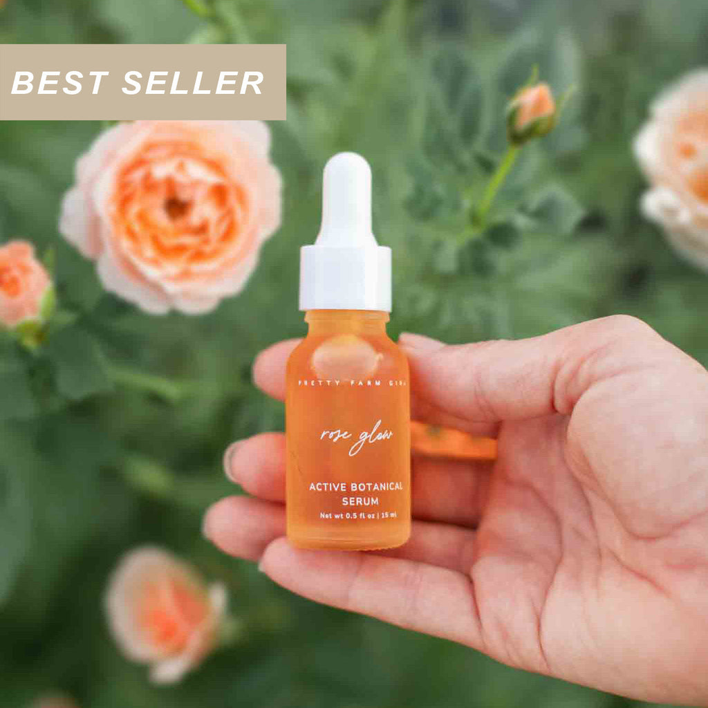 Rose Glow Anti-Aging Face Serum – Brightening & Firming Botanical Serum