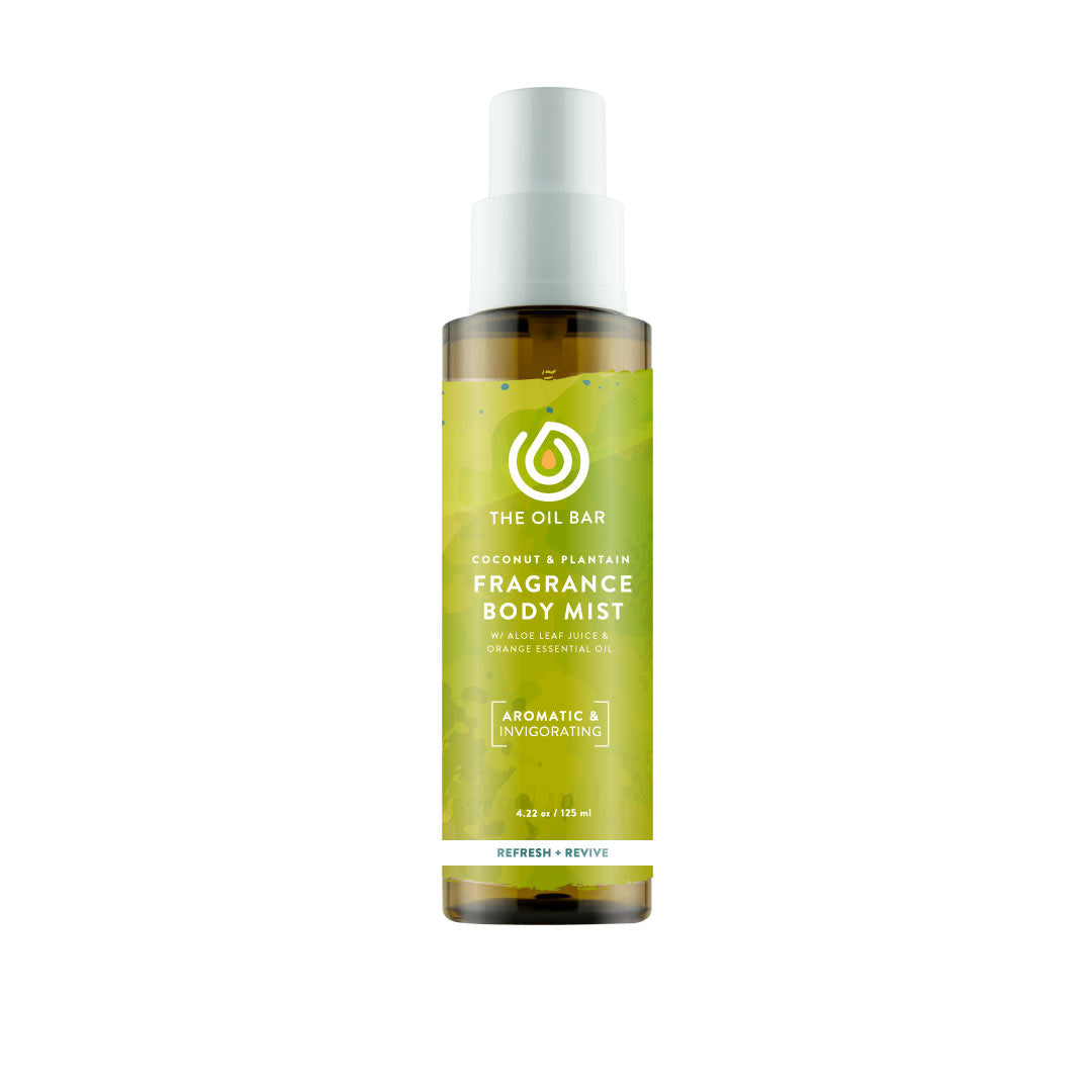 Coconut & Plantain Fragrance Body Mist – Lightweight Tropical Scent Spray | The Oil Bar