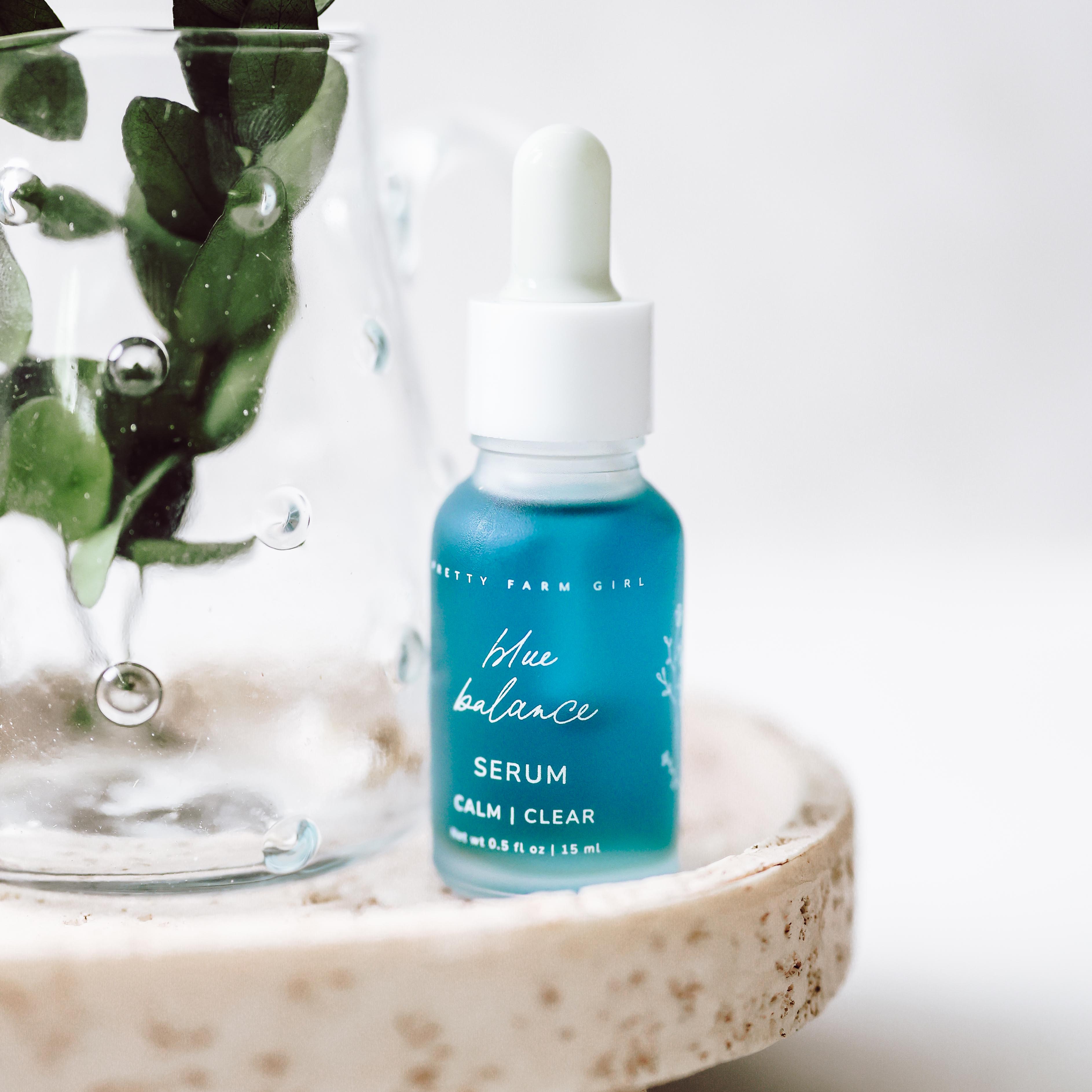 Blue Balance Face Serum – Calming & Balancing Botanical Serum
