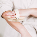 Dry Body Brush – Natural Bristle Lymphatic & Exfoliating Body Brush