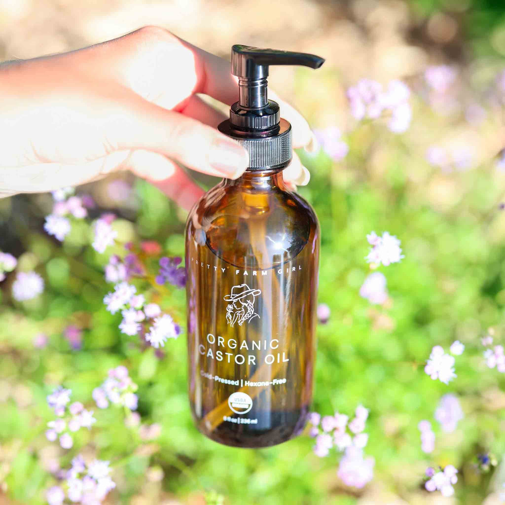 Pure Organic Cold-Pressed Castor Oil – Hexane-Free Multi-Use Wellness Oil