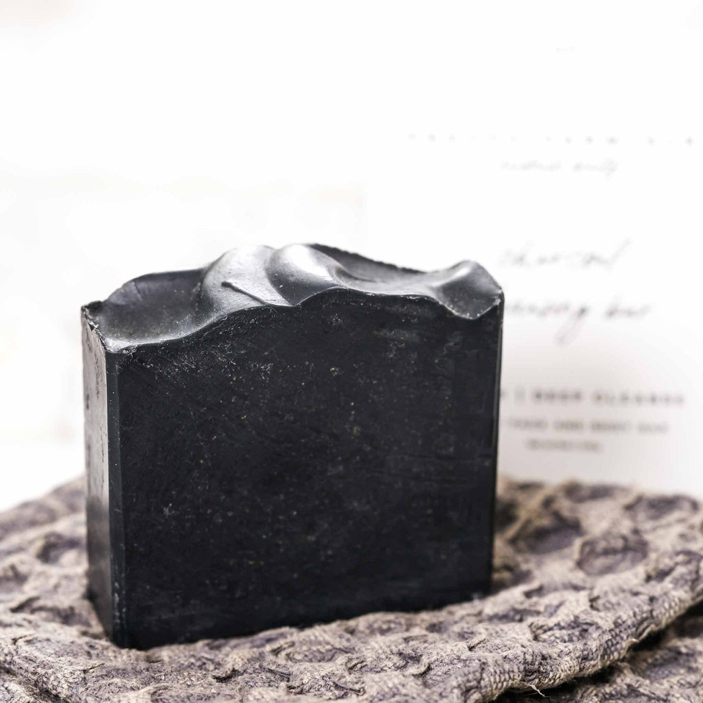 Clarifying Charcoal Tallow & Goat Milk Soap Bar – Deep Cleansing Handmade Bar