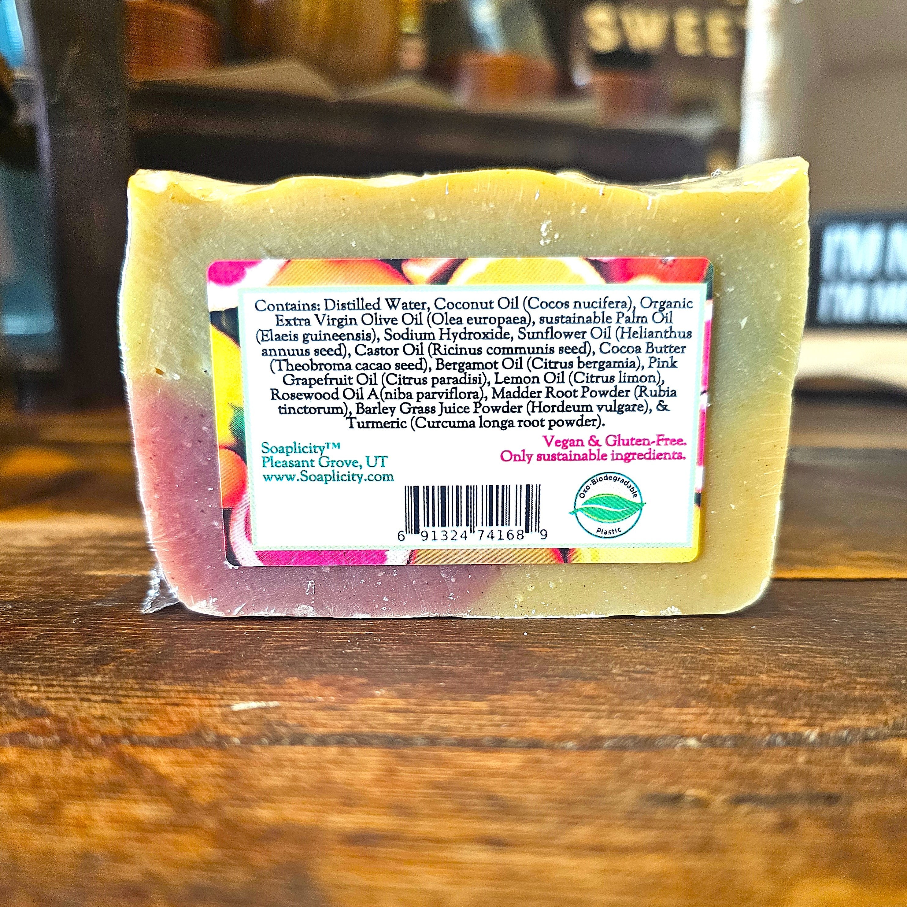 Citrus Breeze Soap Bar – Energizing Natural Bar Soap with Citrus Botanicals