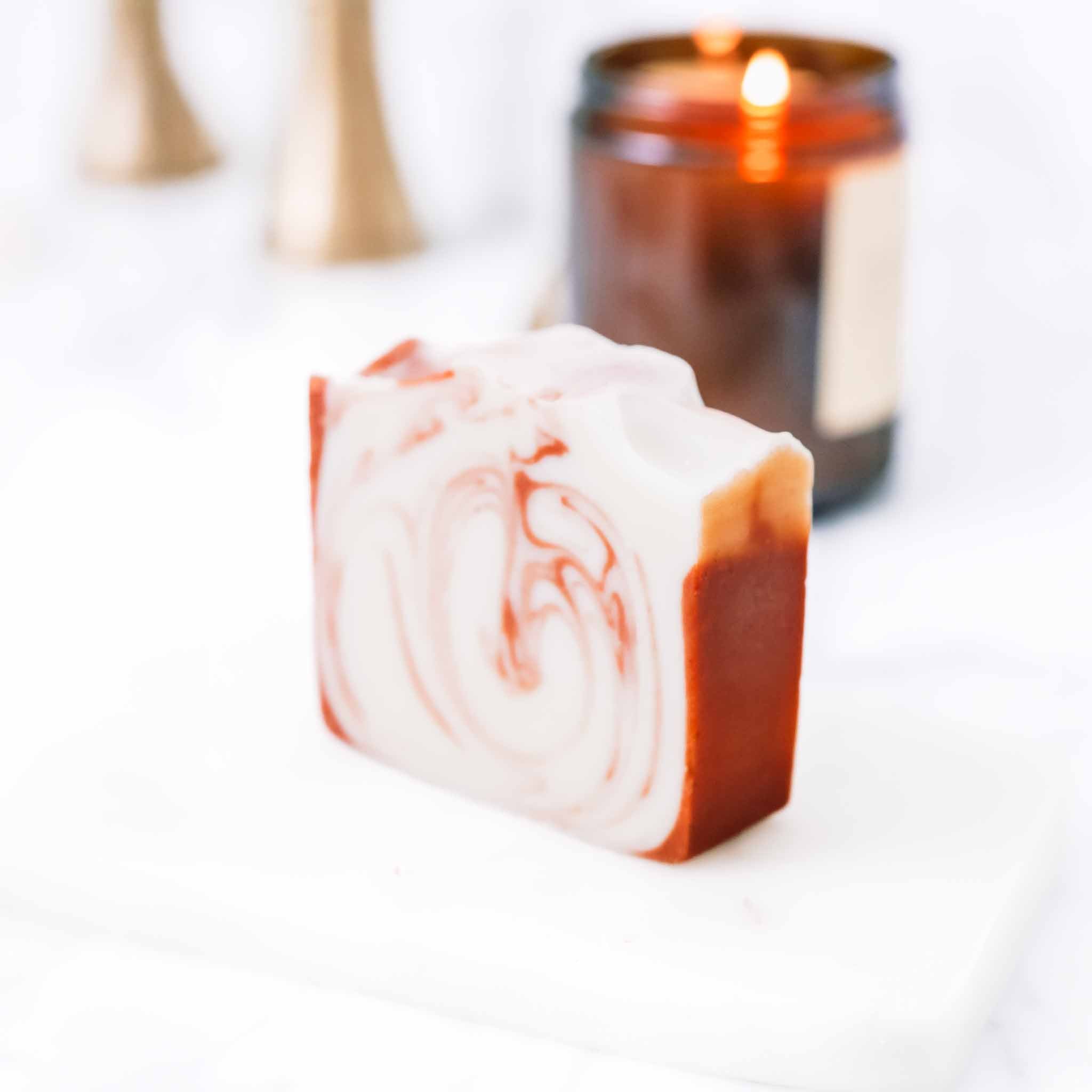 Citrus Cedarwood Tallow & Goat Milk Soap Bar – Grounding Handmade Bar