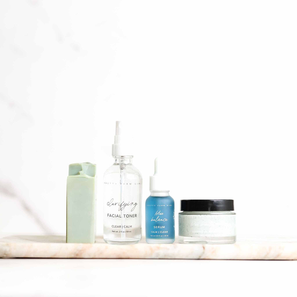 Clear + Calm Basics Kit – Acne & Redness Skincare Starter Set