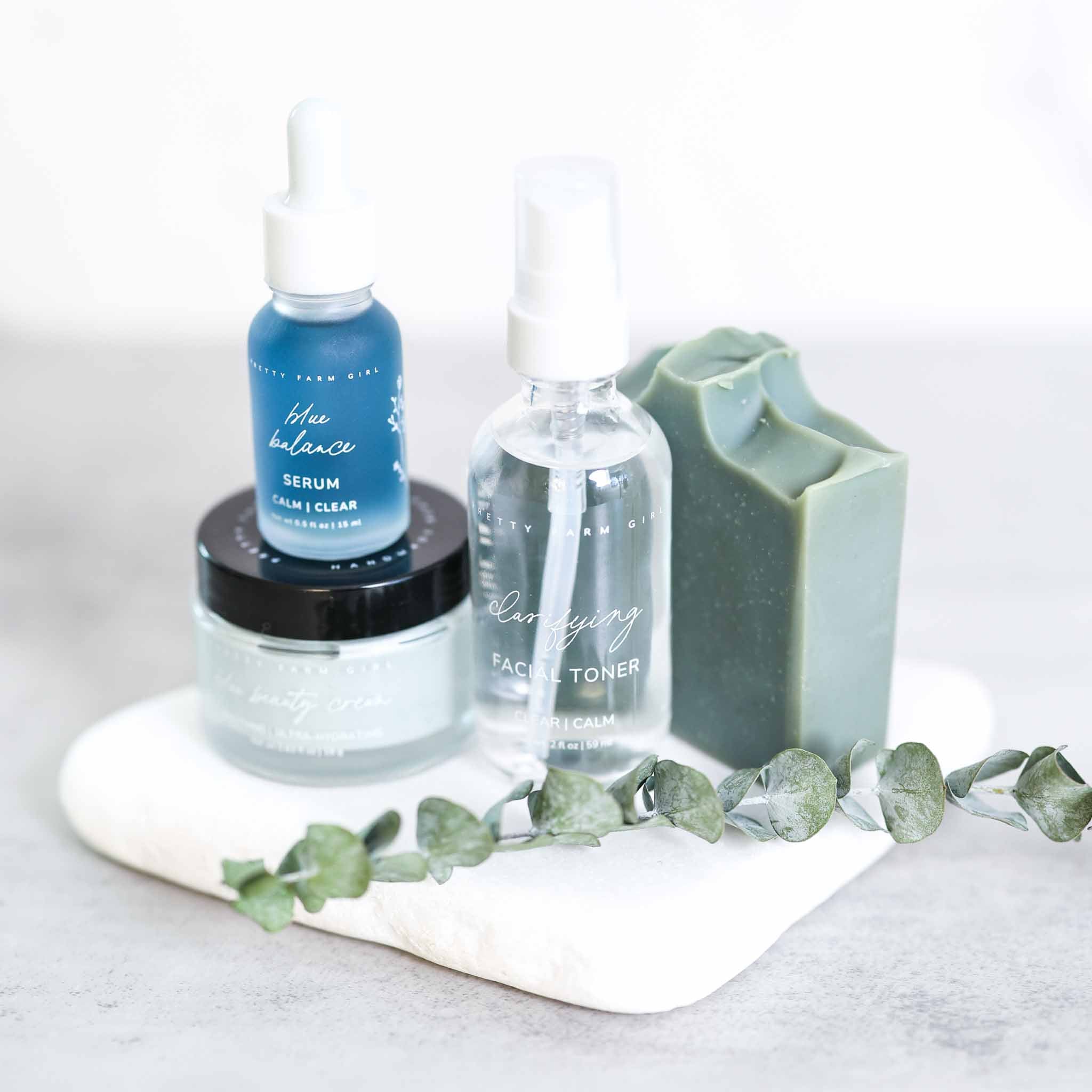 Clear + Calm Basics Kit – Acne & Redness Skincare Starter Set