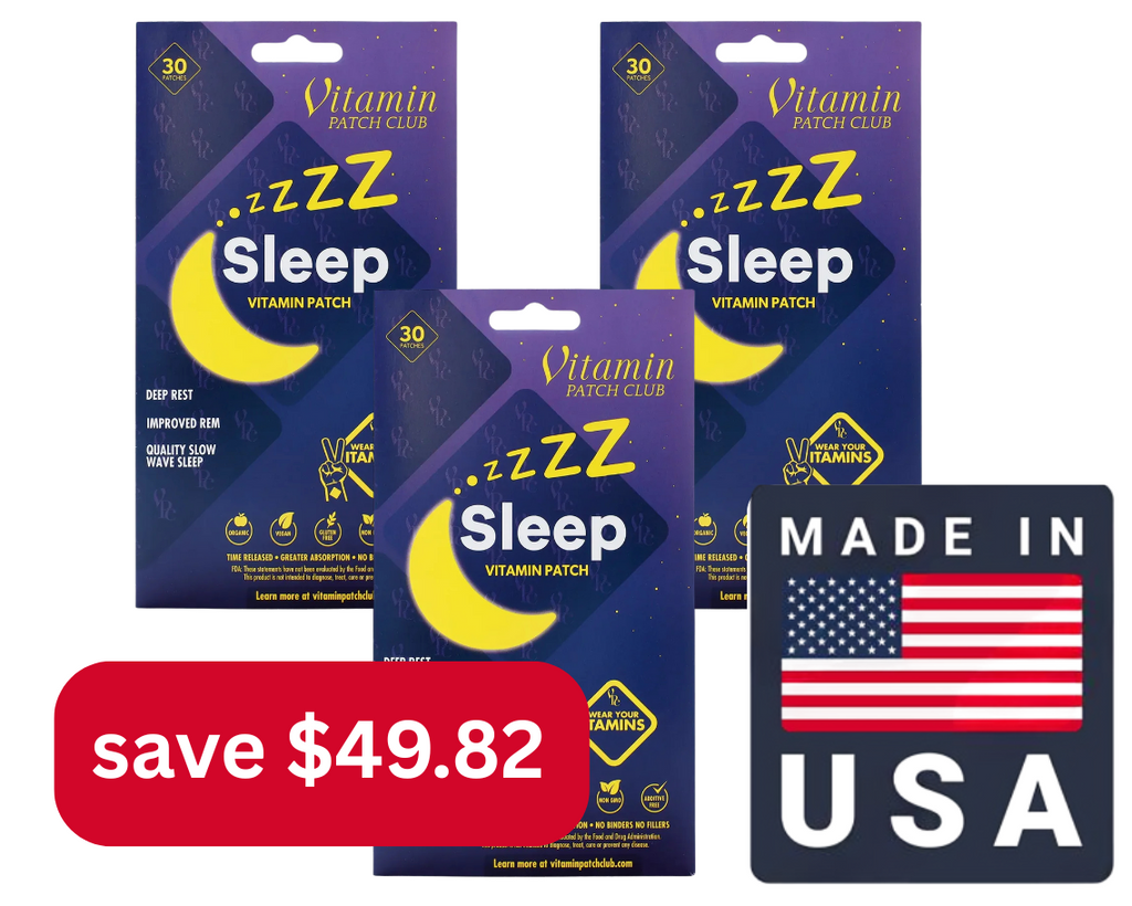 Sleep Patch – Melatonin, GABA & Botanical Sleep Support
