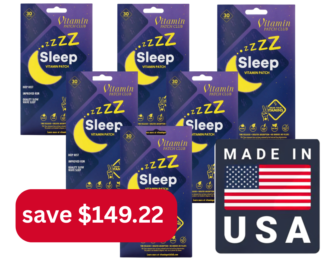 Sleep Patch – Melatonin, GABA & Botanical Sleep Support