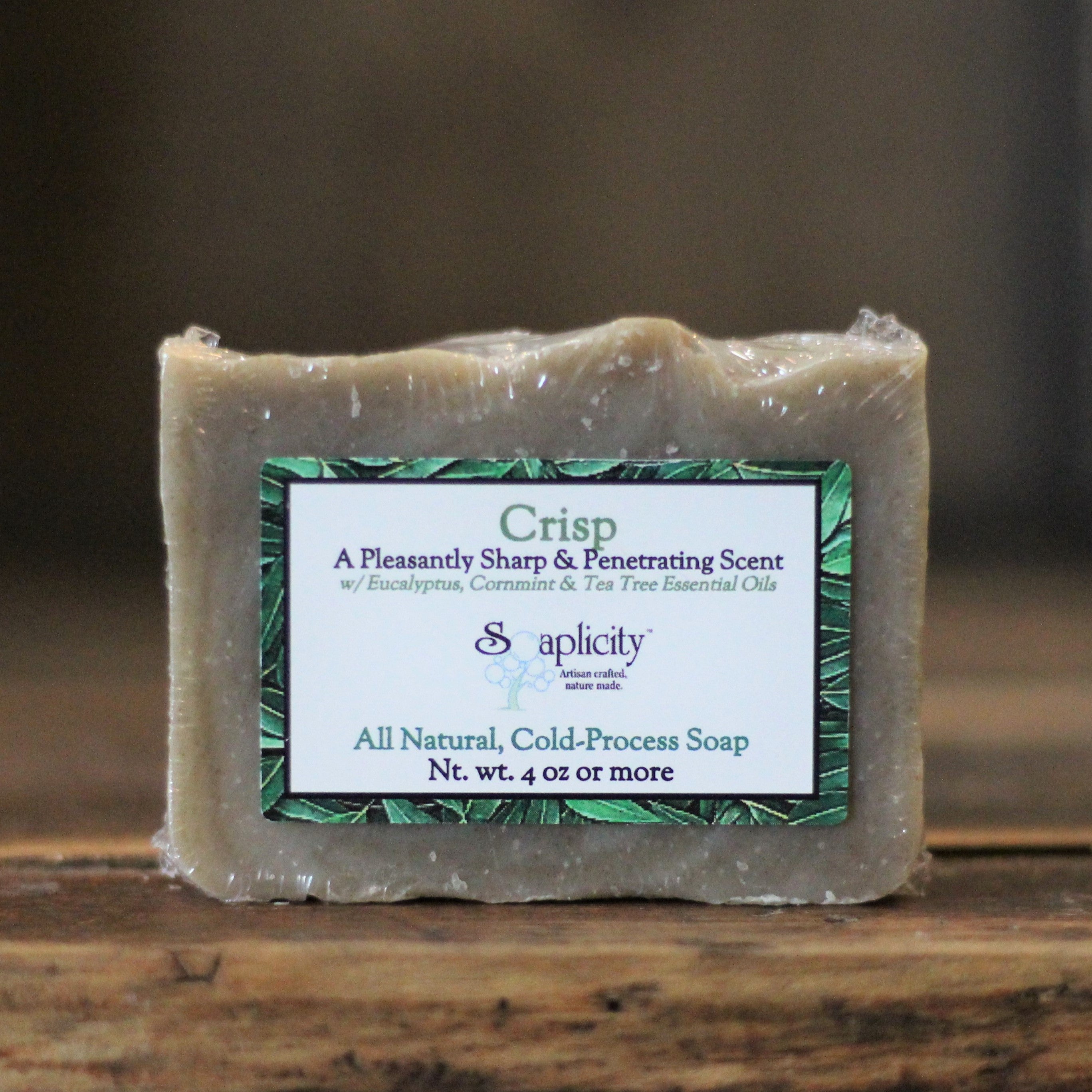 Just Breathe Soap Bar – Cornmint, Tea Tree & Eucalyptus Clarifying Bar Soap