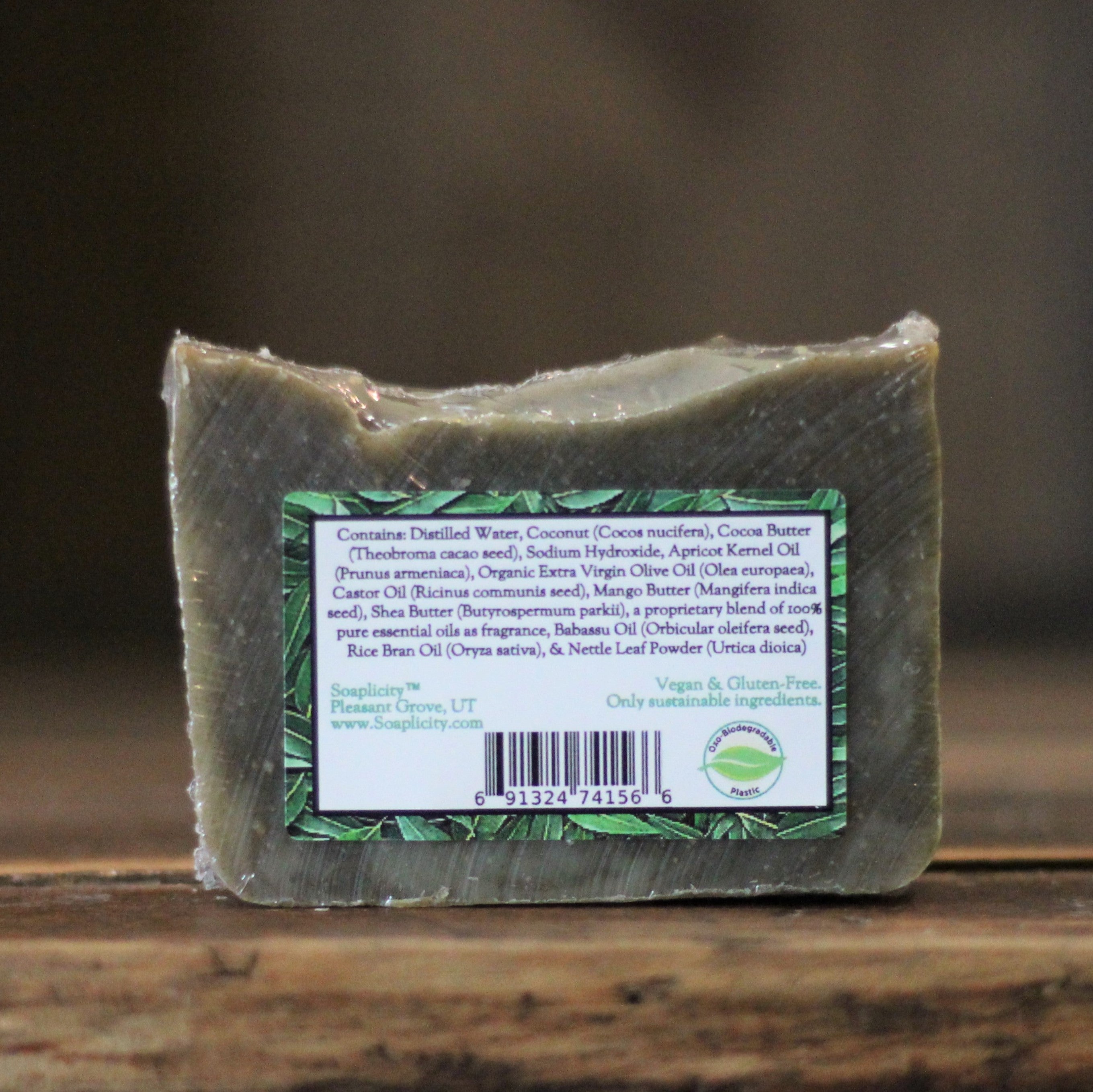 Just Breathe Soap Bar – Cornmint, Tea Tree & Eucalyptus Clarifying Bar Soap