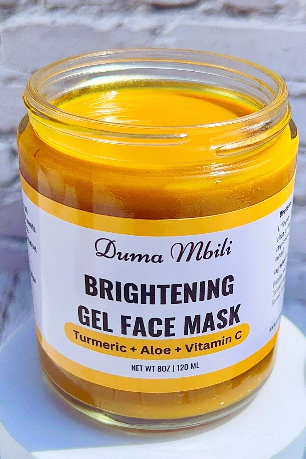 MAGIC REPAIR Brightening Gel Face Mask – Turmeric, Vitamin C & Rosehip Oil (Advanced Formula)
